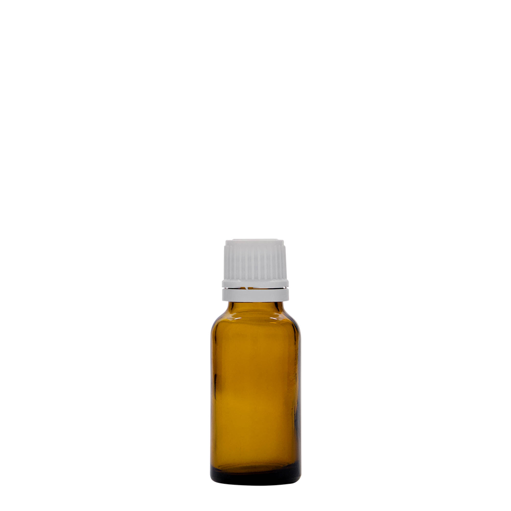 20 ml medicinflaske, glas brun, åbning: DIN 18