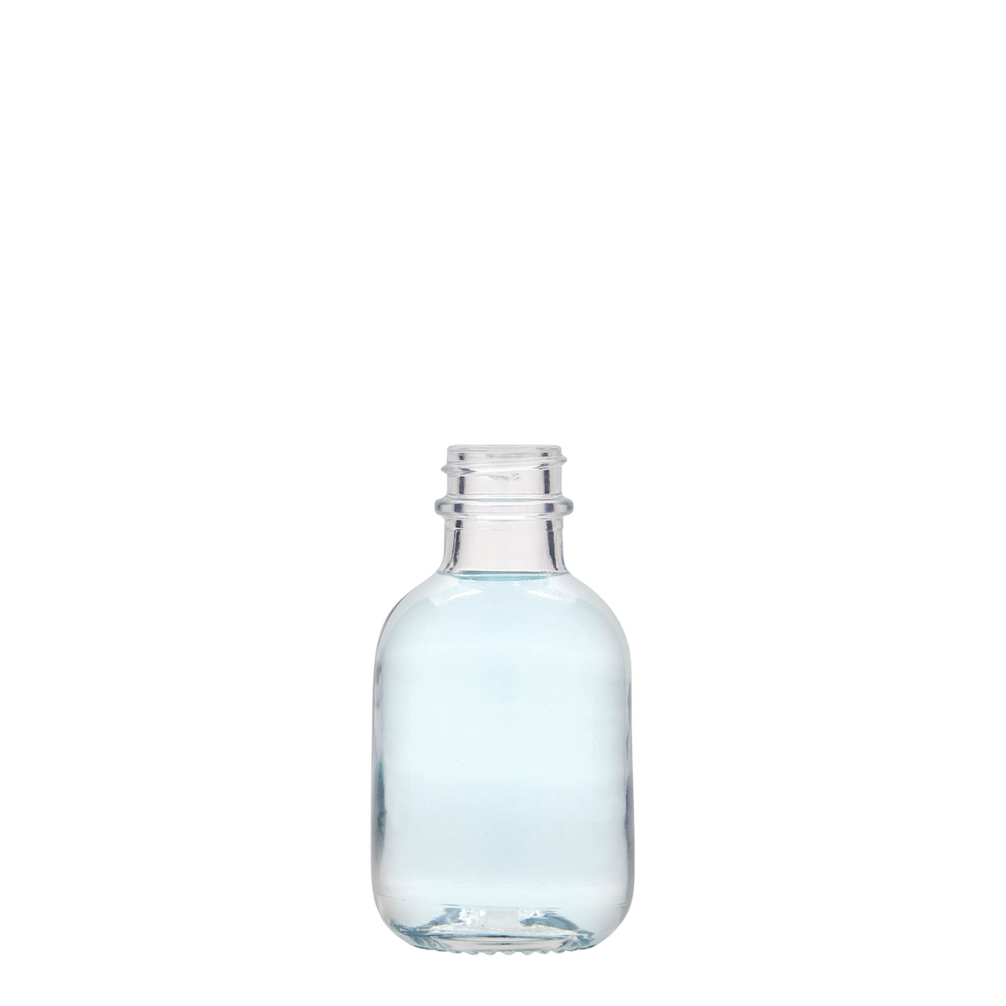 50 ml glasflaske 'Lotto', åbning: GPI 22 50 ml glasflaske 'Lotto', åbning: GPI 22