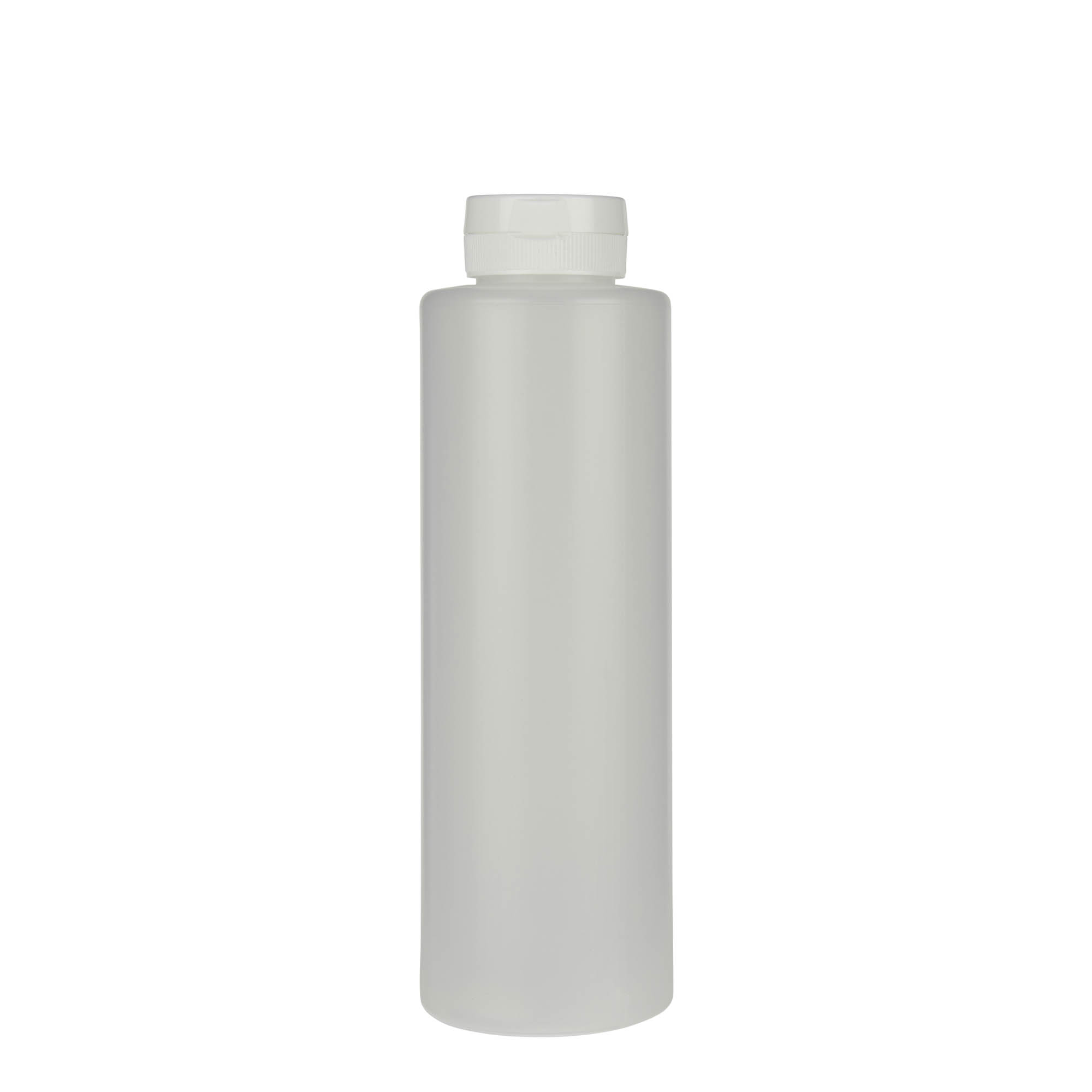500 ml sauceflaske, LDPE-plast, natur, åbning: 38/400 500 ml sauceflaske, LDPE-plast, natur, åbning: 38/400