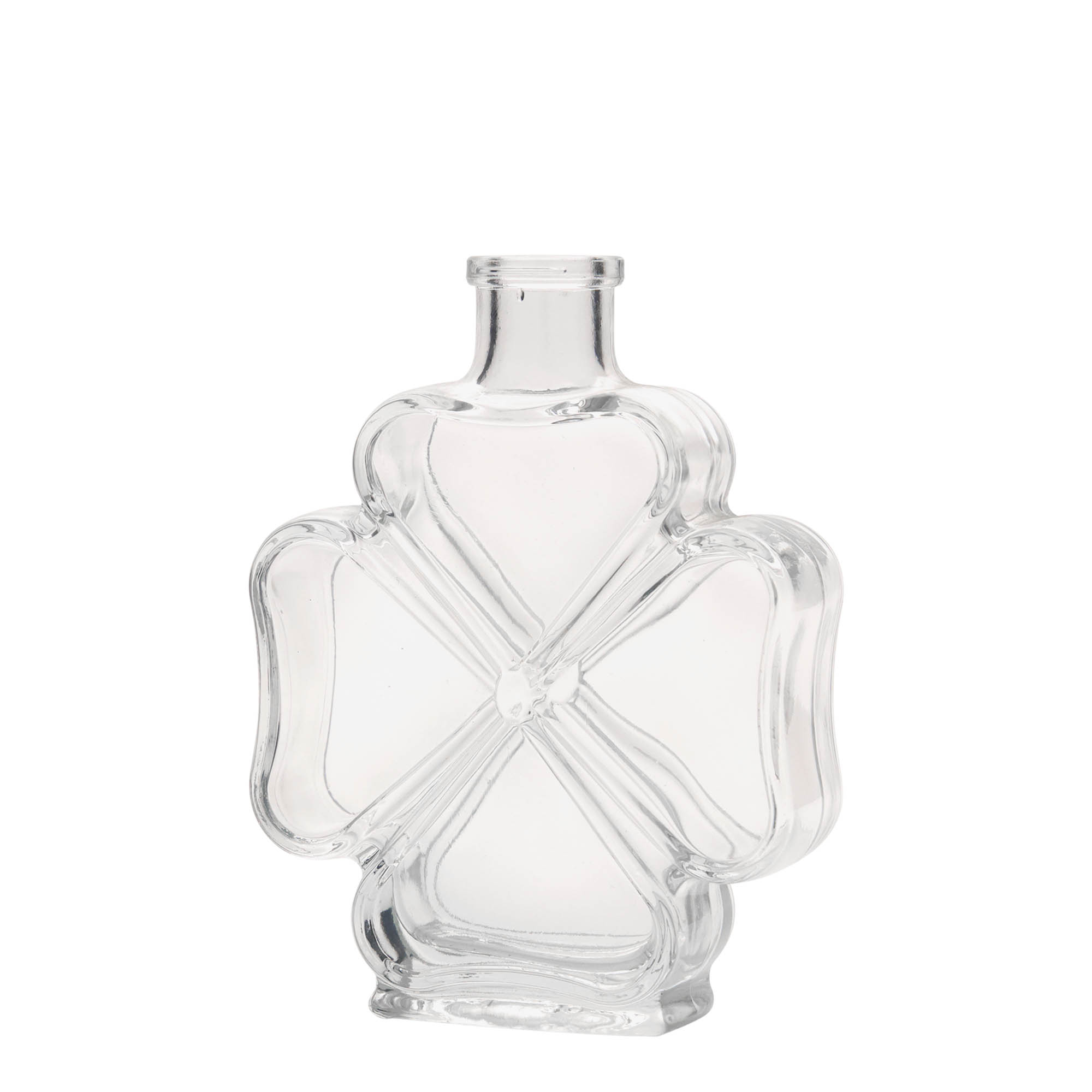 200 ml glasflaske 'Kleeblatt', åbning: kork 200 ml glasflaske 'Kleeblatt', åbning: kork