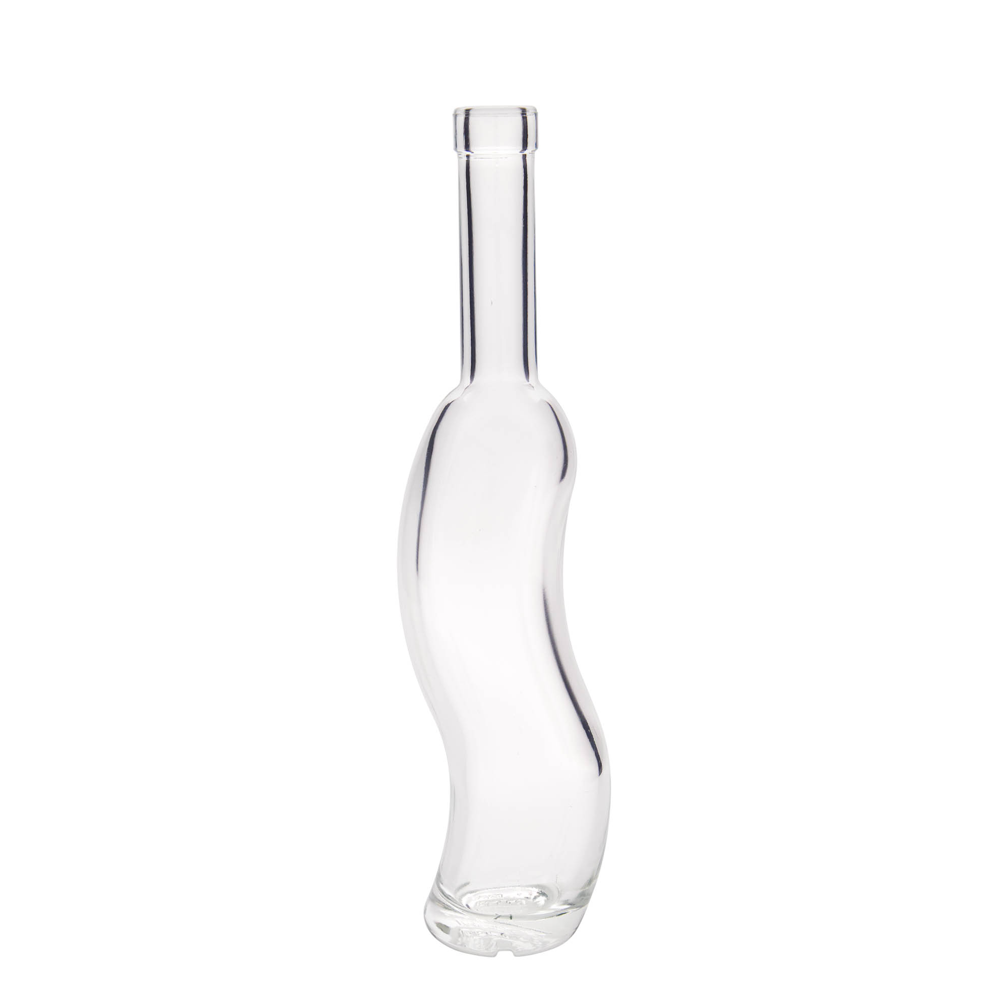 350 ml glasflaske 'La-Ola', halvrund, åbning: kork