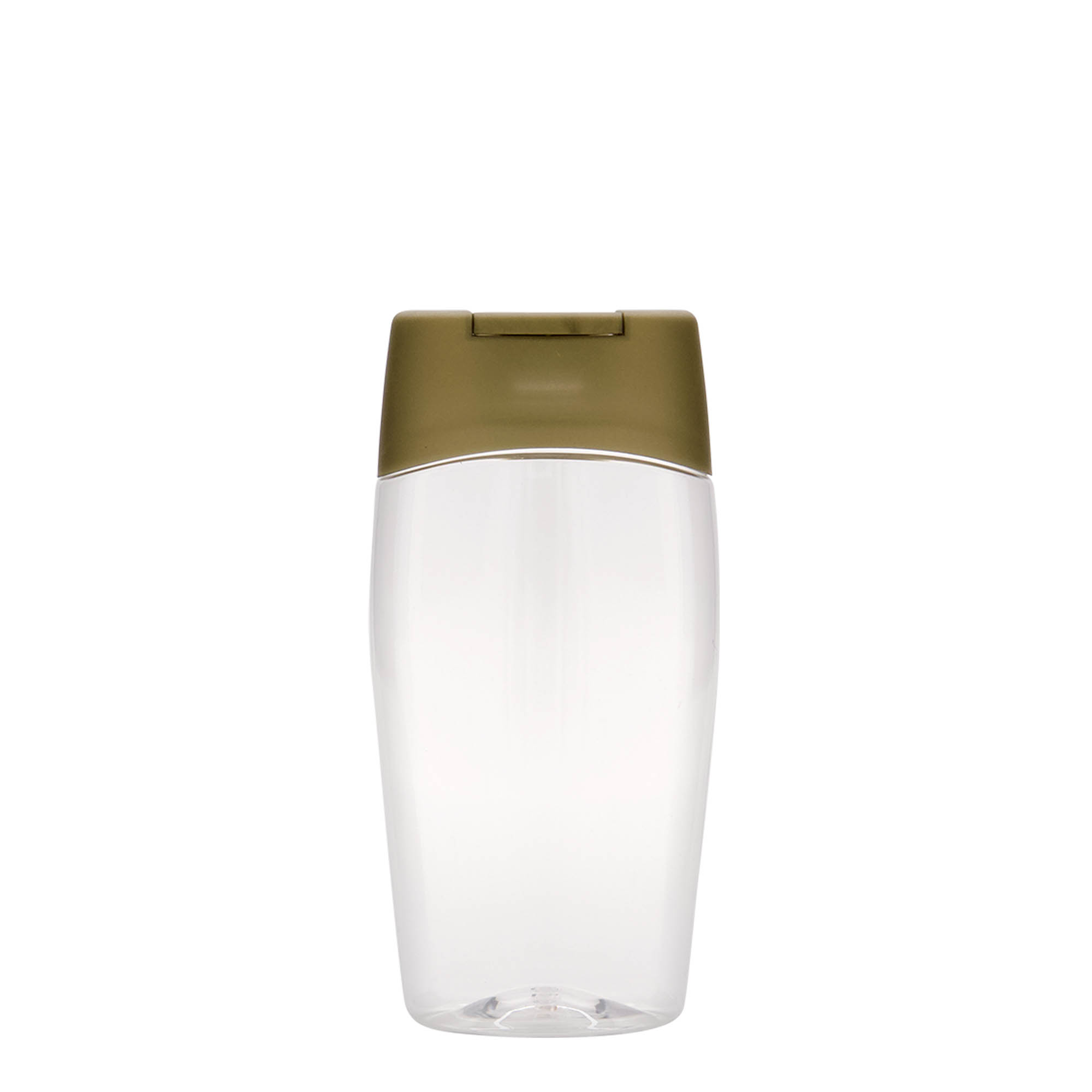 200 ml PET-flaske 'Squeeze', oval, plastik