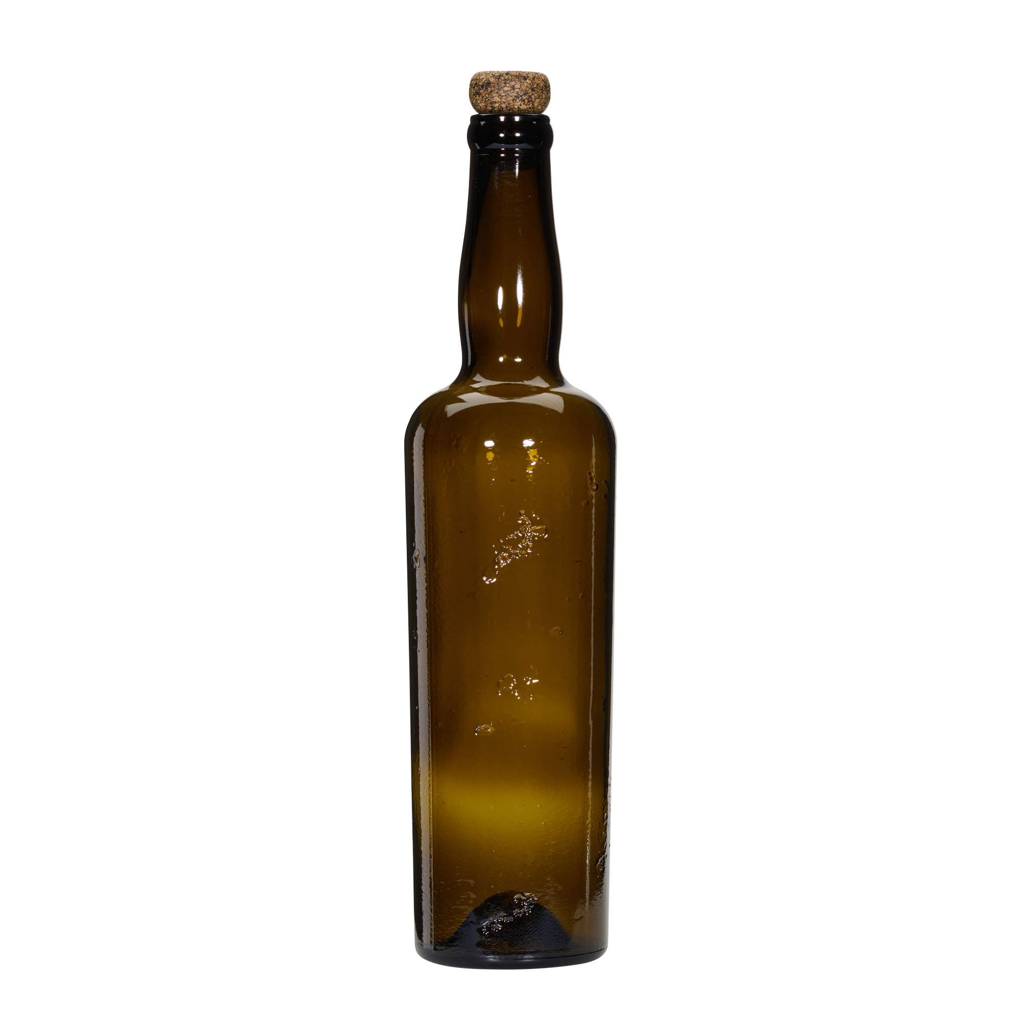 750 ml Wildt Fremstillet Glasflaske 'Siroco', brun, Åbning: Kork 750 ml Wildt Fremstillet Glasflaske 'Siroco', brun, Åbning: Kork