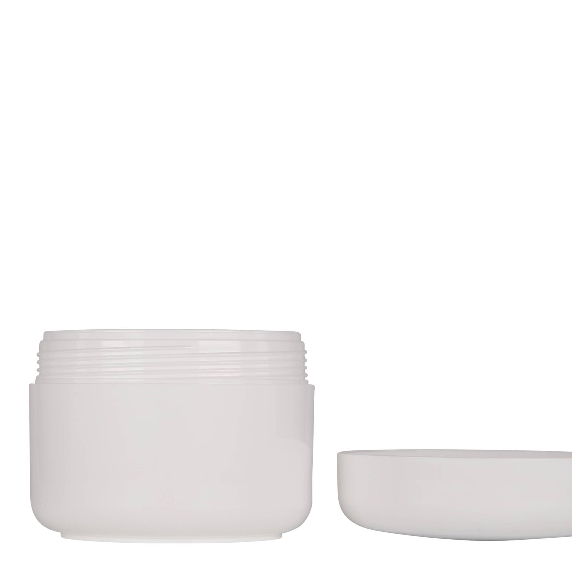 200 ml plastikbeholder »Bianca«, PP, hvid, åbning: skruelåg