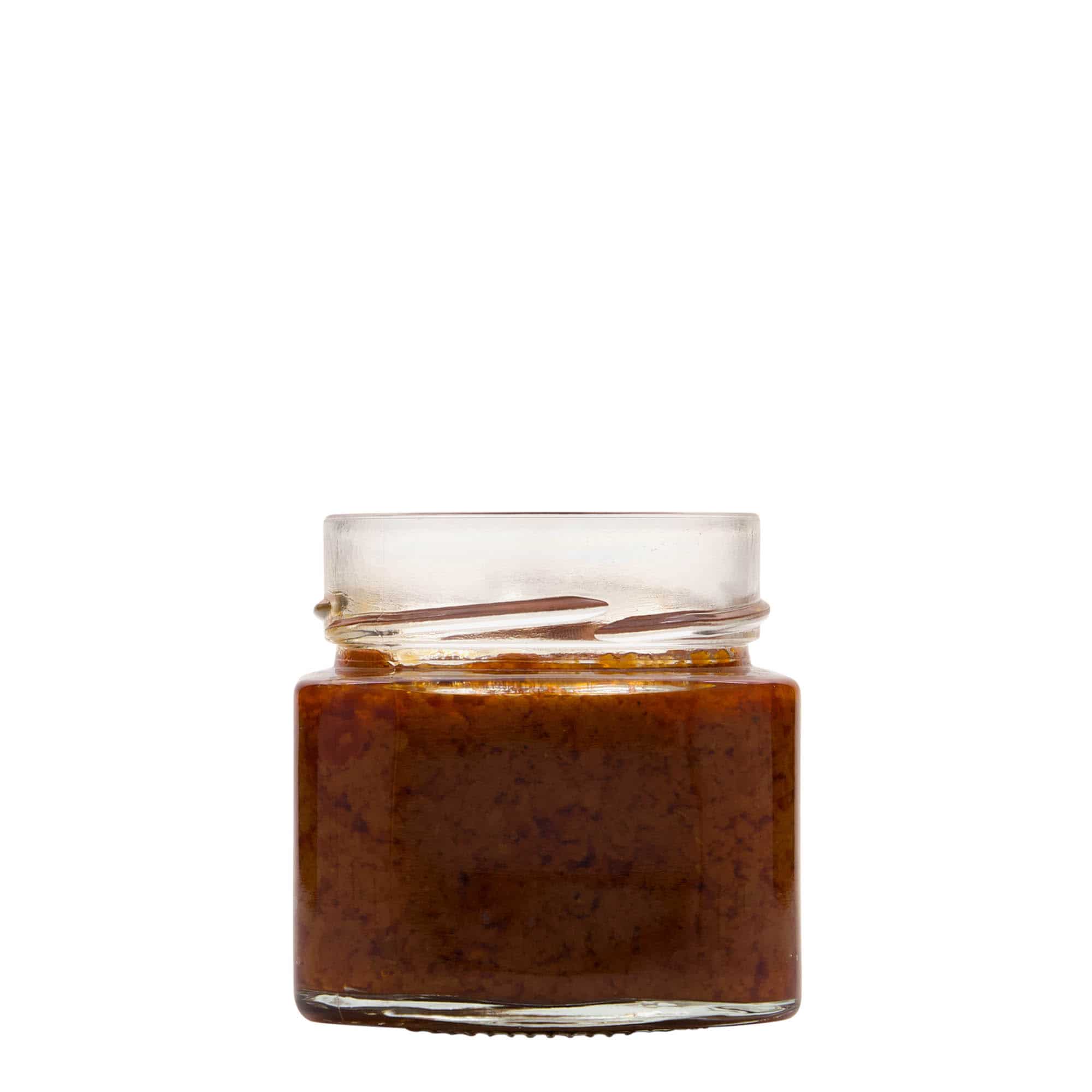 212 ml kvadraktisk glas 'Kimba', åbning: Extra-deep-twist-off (EDTO 70)