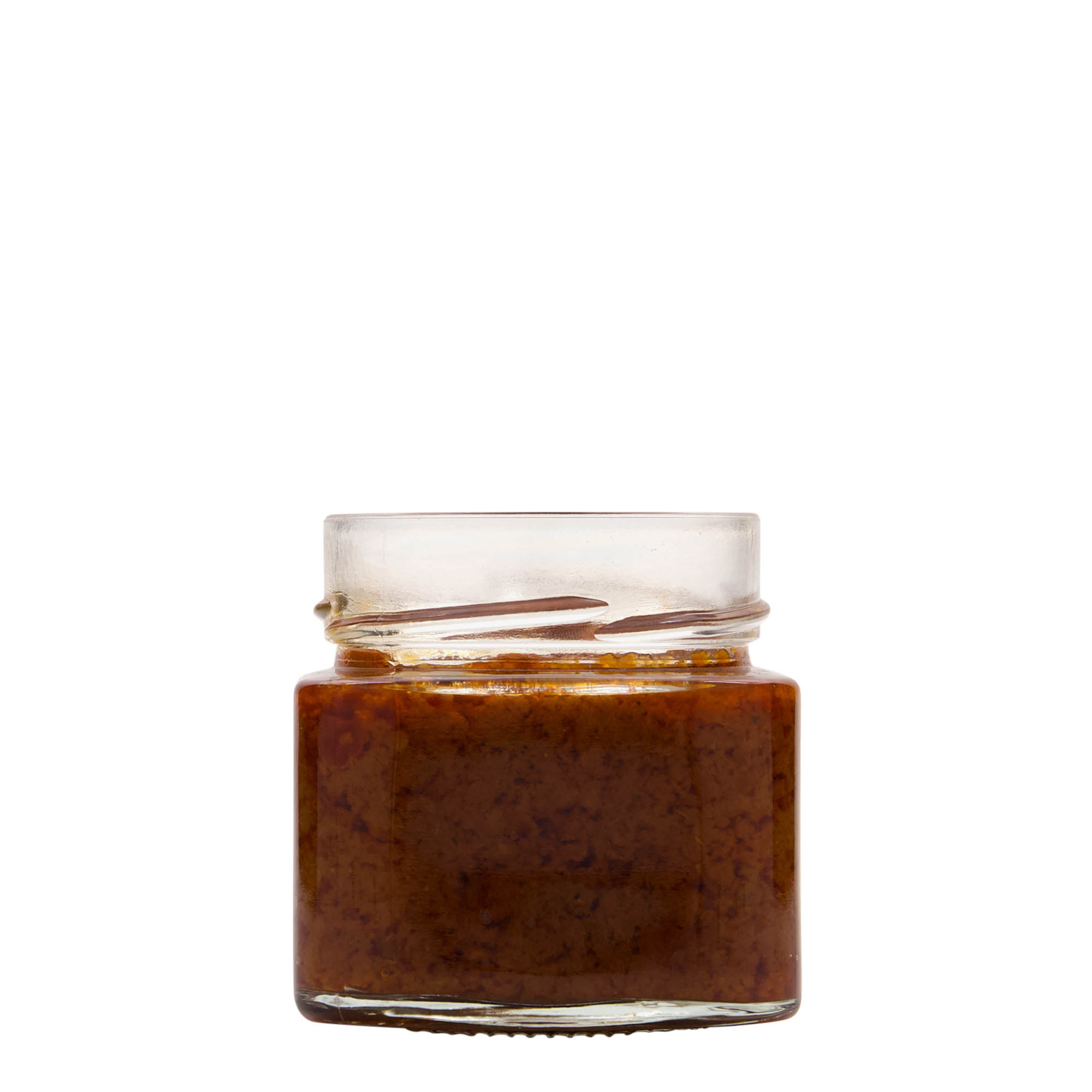 212 ml kvadraktisk glas 'Kimba', åbning: Extra-deep-twist-off (EDTO 70)