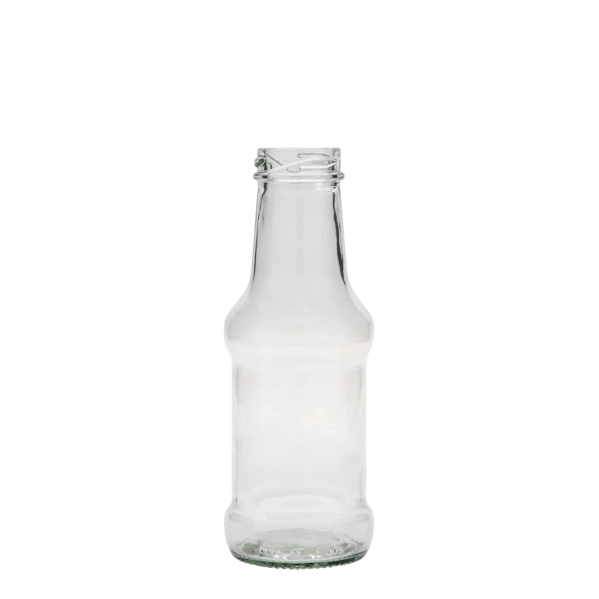 250 ml sauceflaske, glas, åbning: Twist-Off (TO 38)