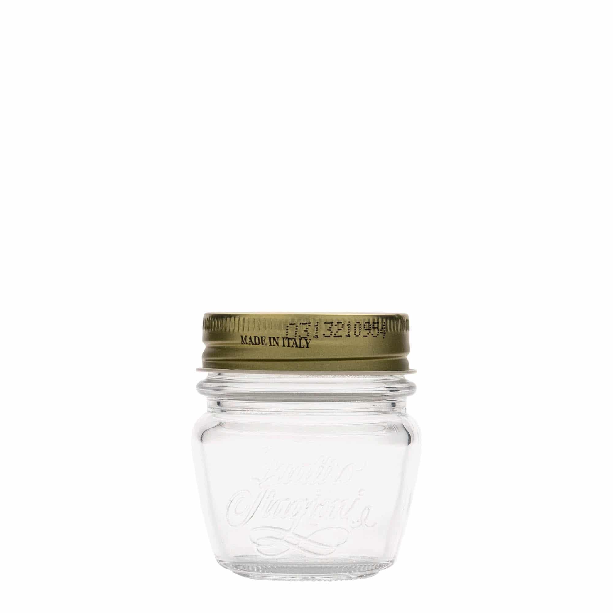 80 ml dekorativt glas 'Quattro Stagioni', åbning: Skruelåg