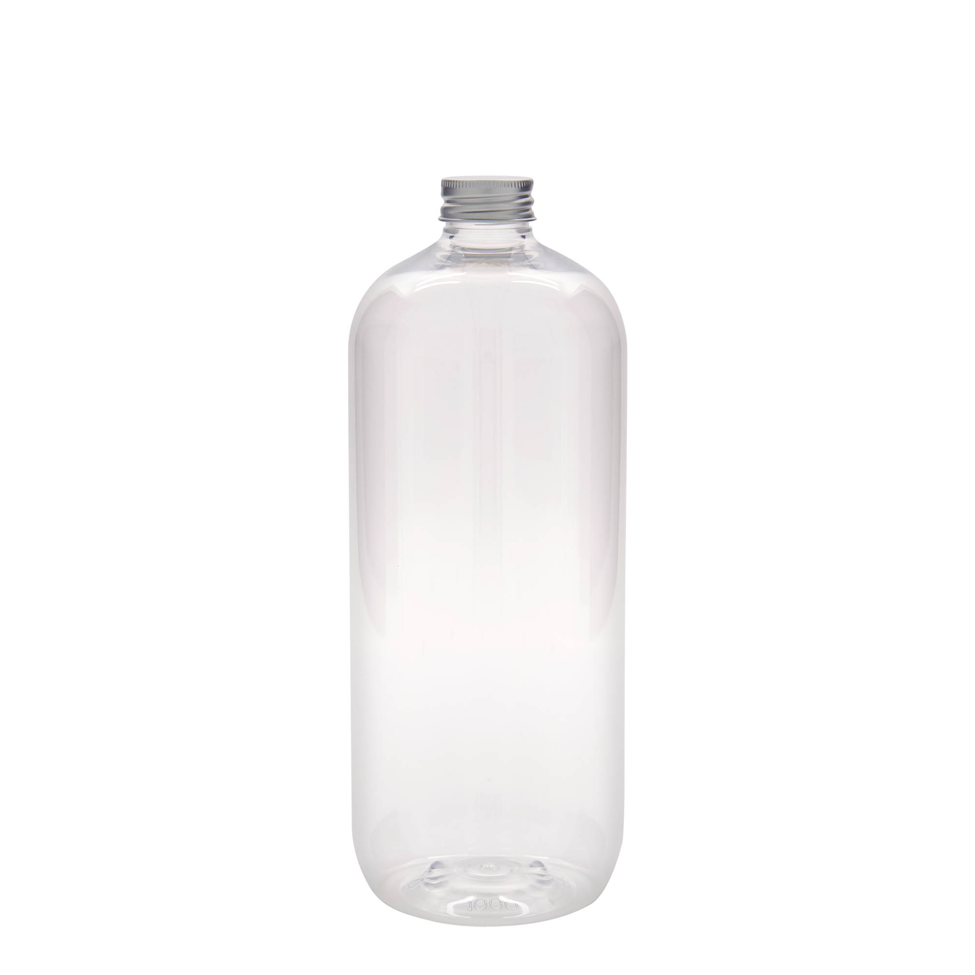 1.000 ml PET-flaske 'Boston', plastik, munding: 28/410 1.000 ml PET-flaske 'Boston', plastik, munding: 28/410