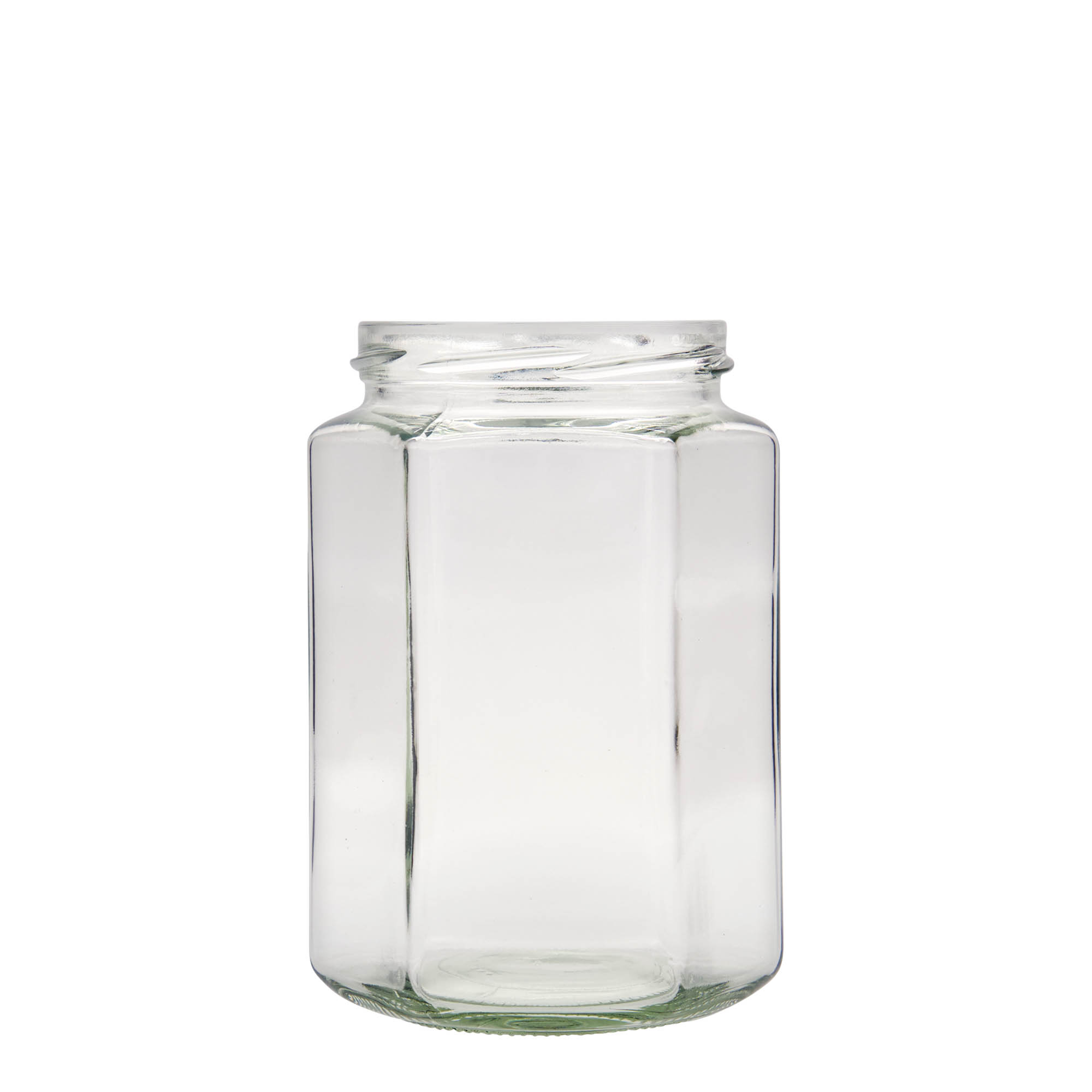 770 ml sekskantet glas, åbning: Twist-Off (TO 82) 770 ml sekskantet glas, åbning: Twist-Off (TO 82)