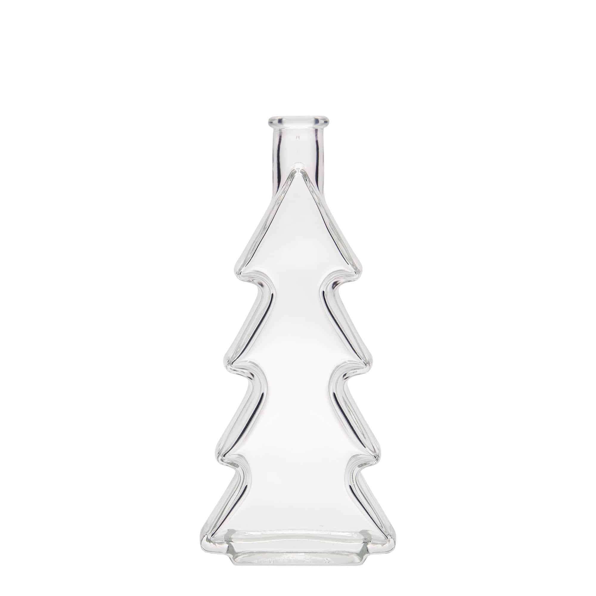 200 ml glasflaske 'Juletræ', åbning: Kork