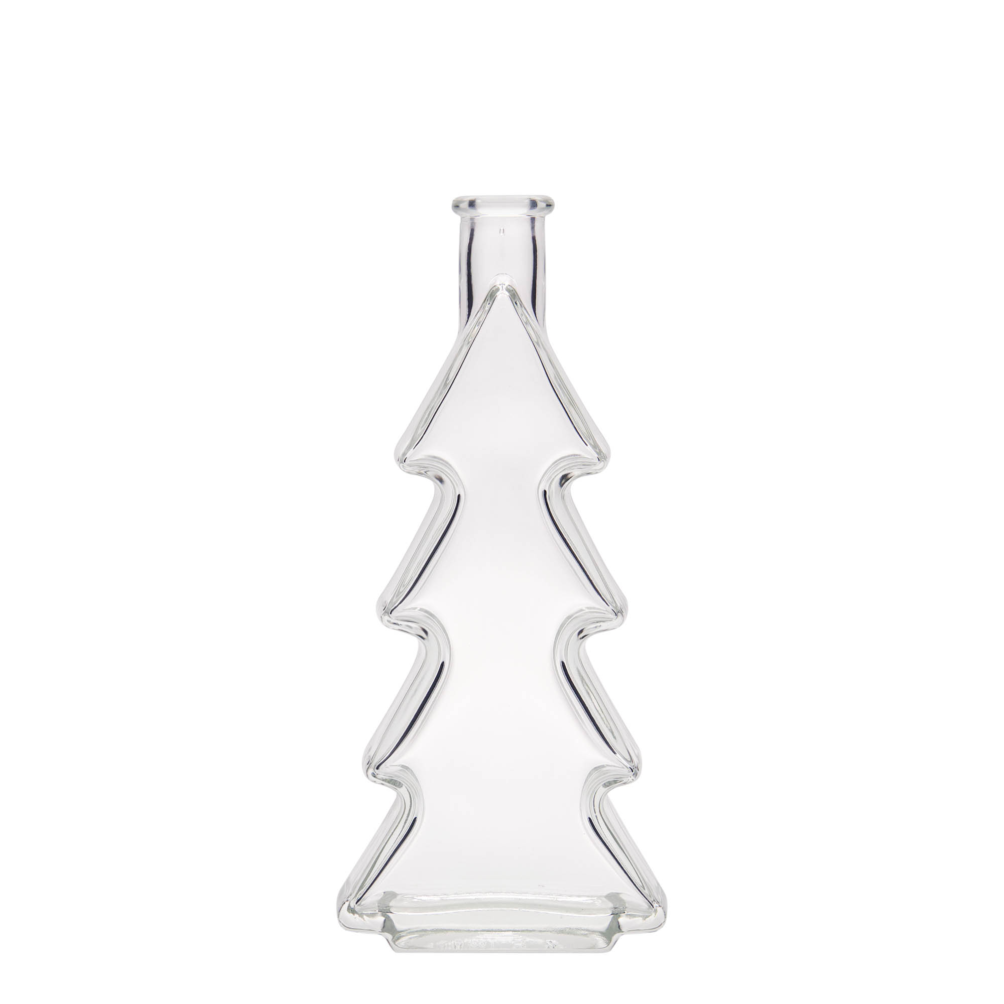 200 ml glasflaske 'Juletræ', åbning: Kork