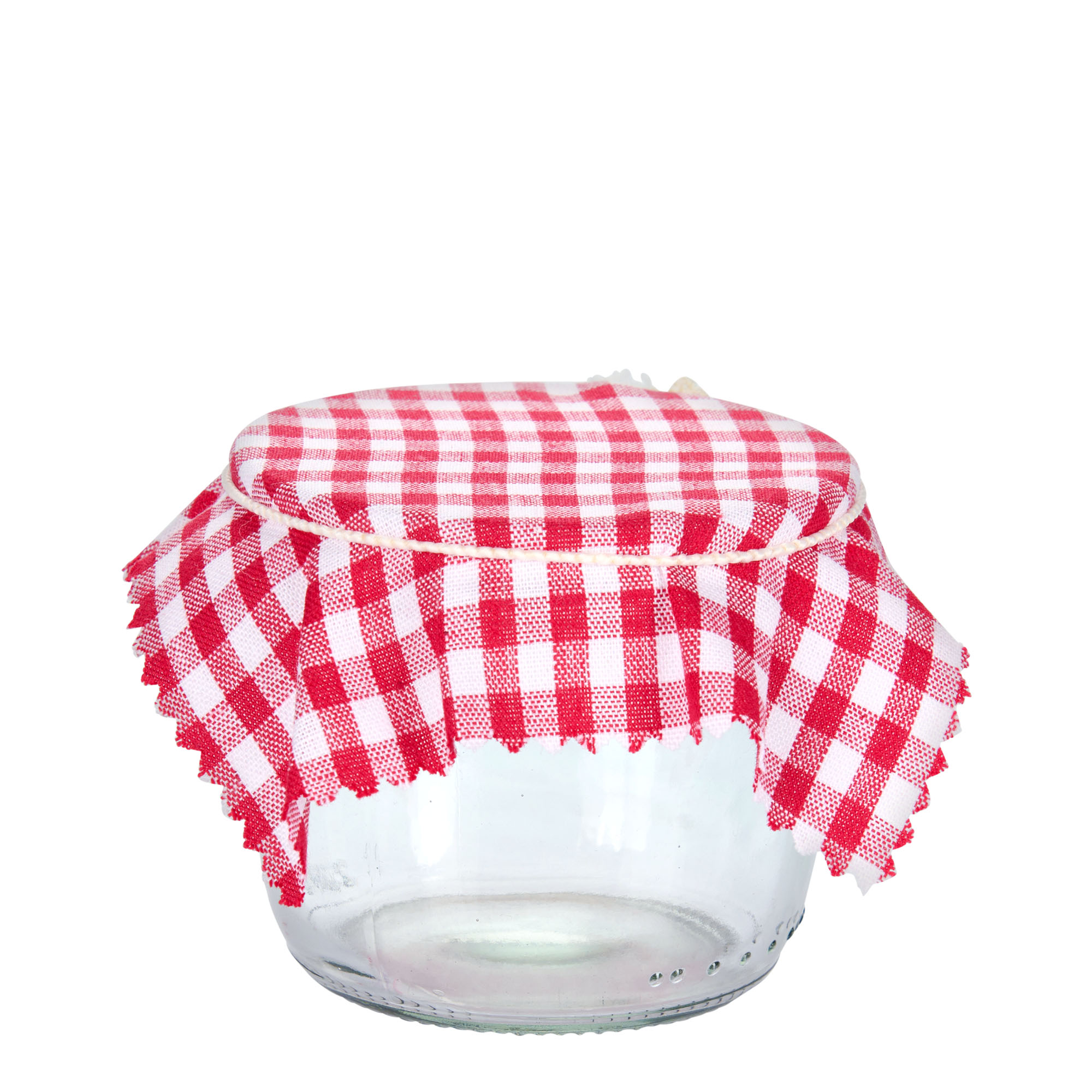 Stofserviet ternet 12x12, firkantet, tekstil, rød, åbning: TO38-TO53