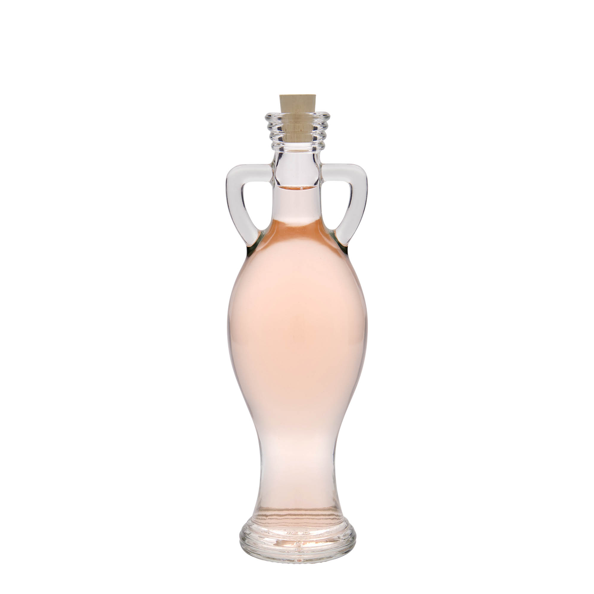 200 ml glasflaske 'Amphore', åbning: kork