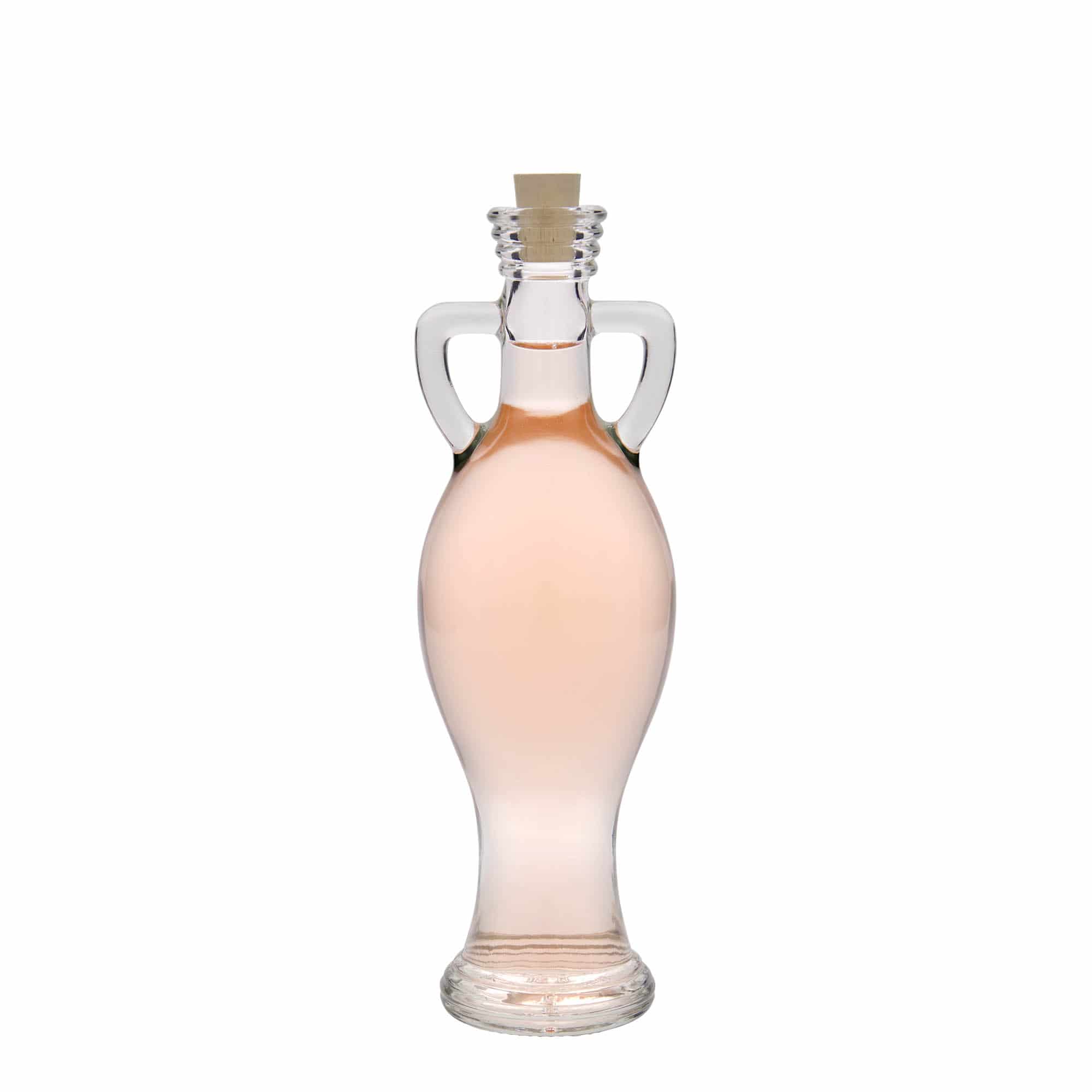 200 ml glasflaske 'Amphore', åbning: kork