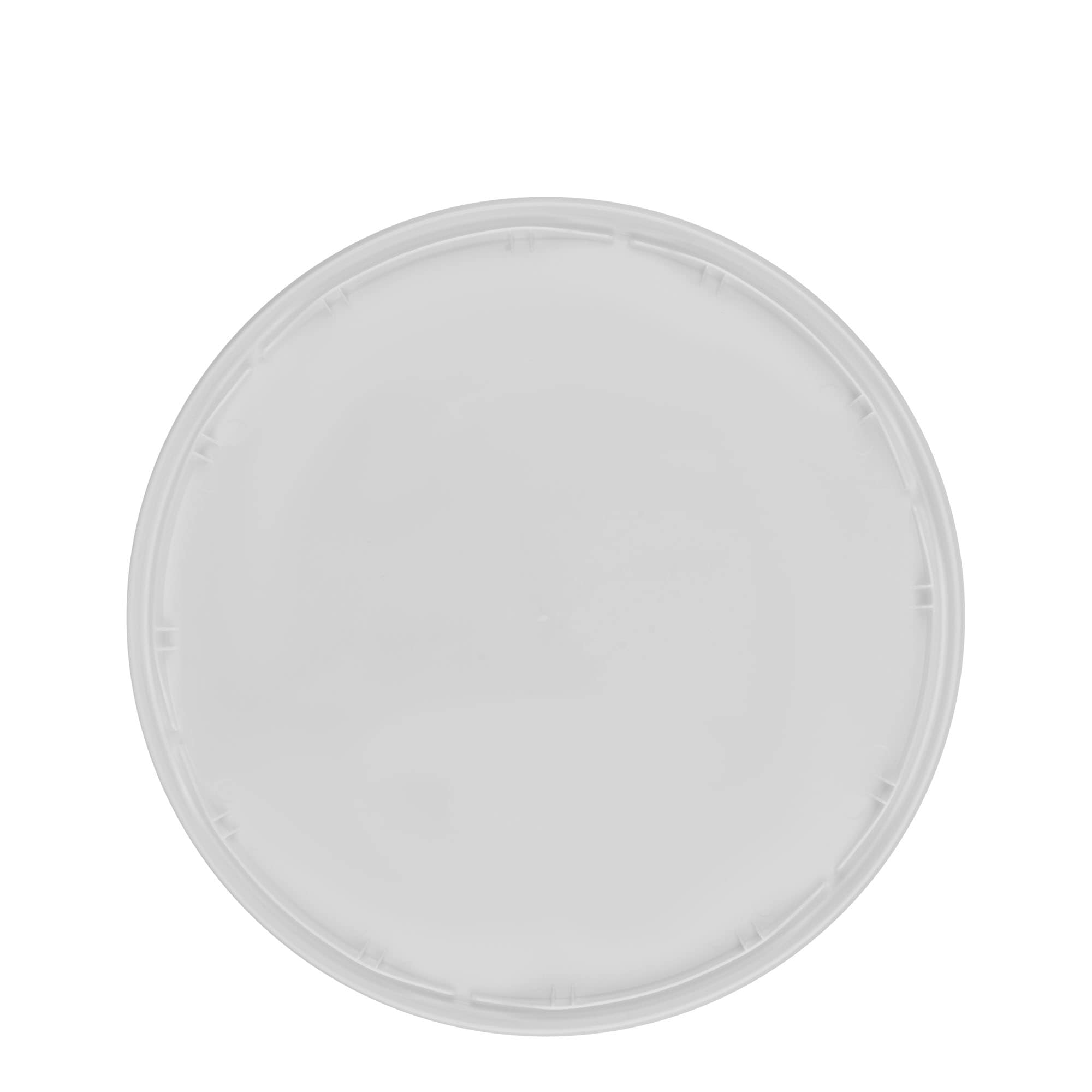 Låg til 20 l spande, PP-plast, hvid