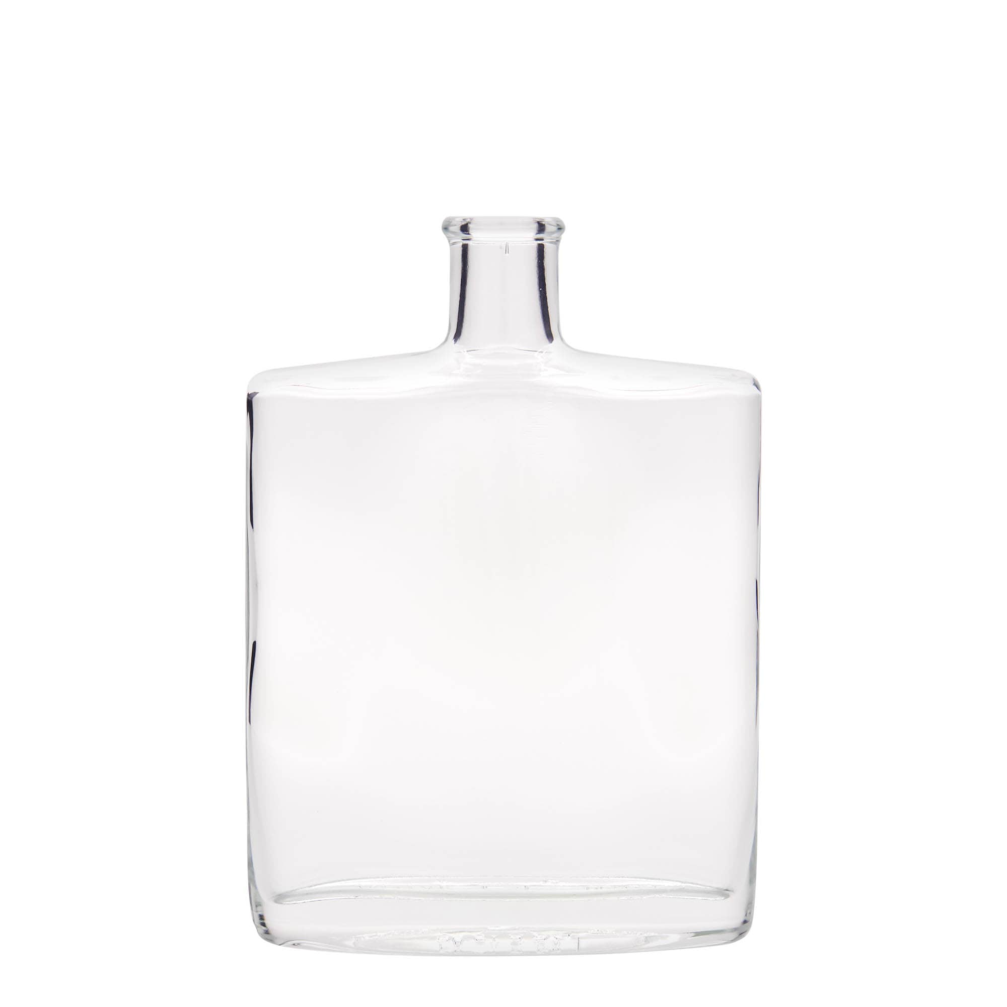 500 ml glasflaske 'Zorbas', oval, åbning: prop