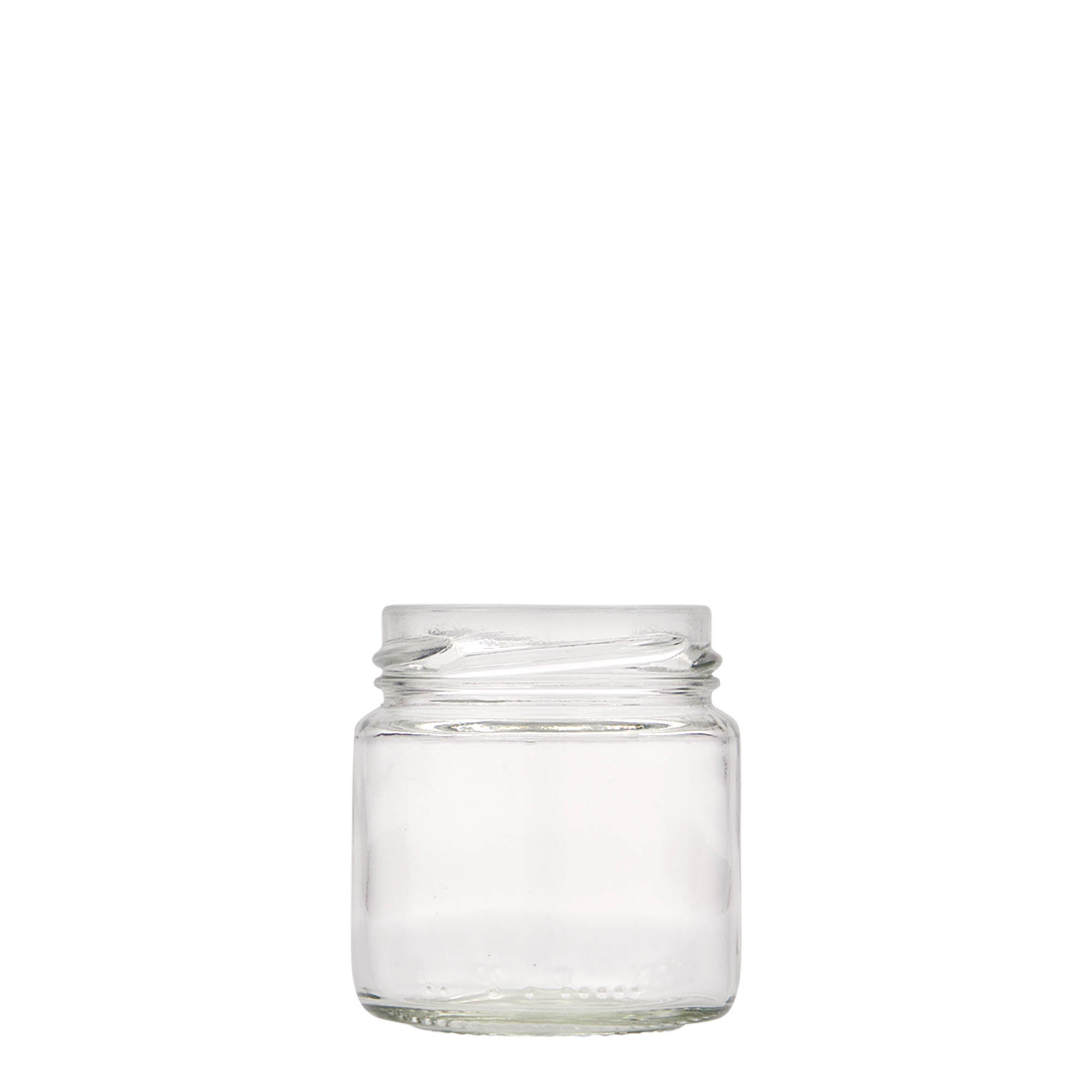 106 ml rundt glas, åbning: Twist-off (TO 53)