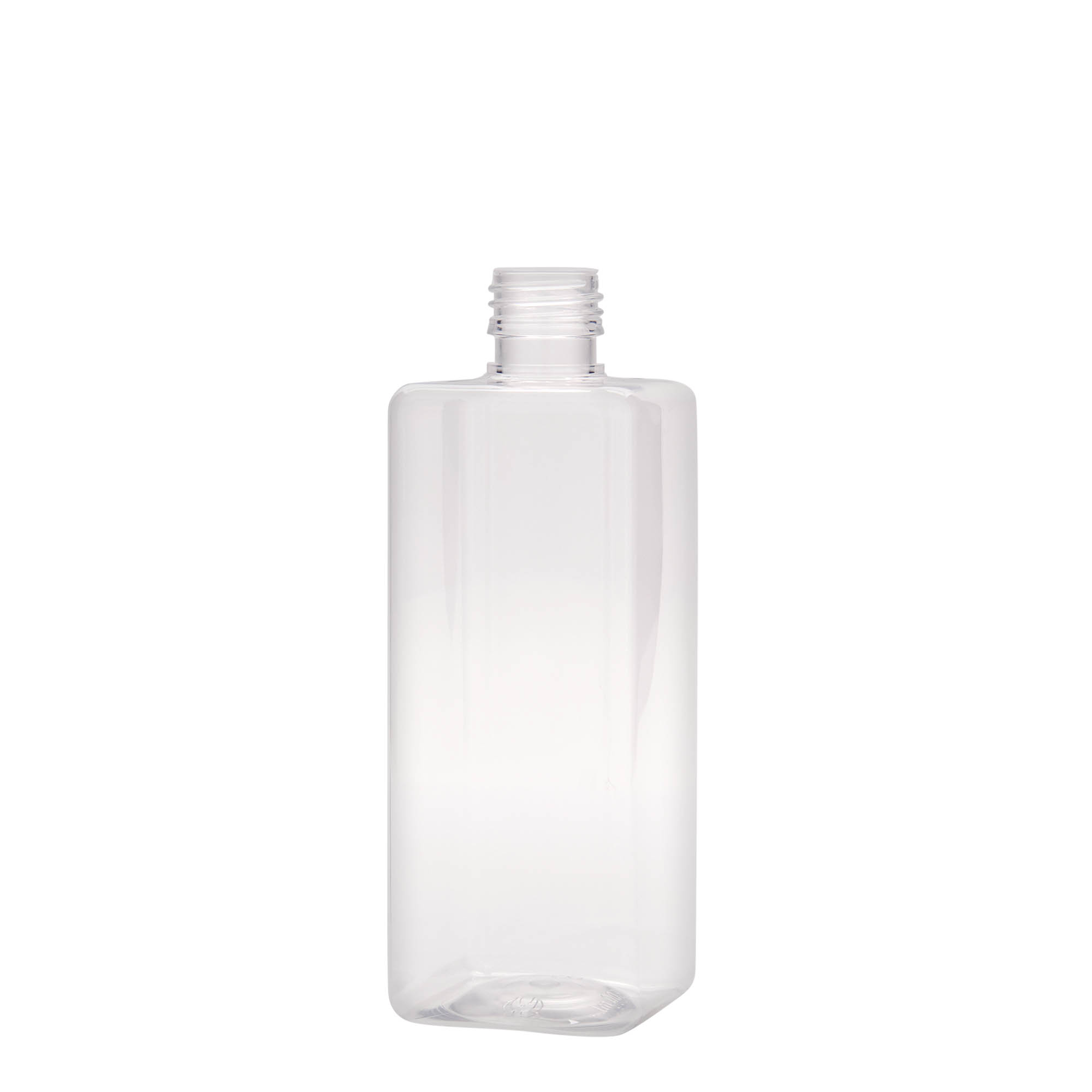 500 ml PET-flaske 'Karl', firkantet, plastik, åbning: PP 28