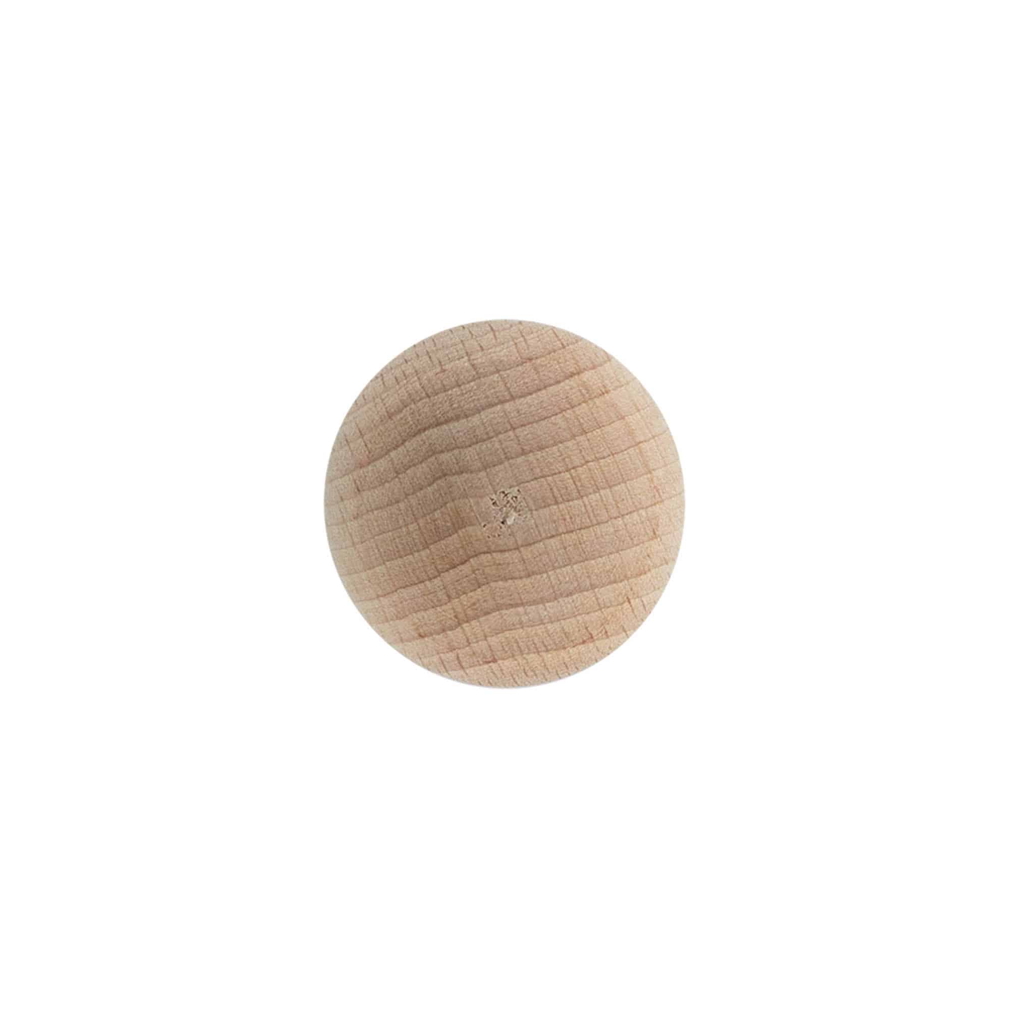 Grebprop 19 mm 'Kugle', træ/plast, til munding: kork Grebprop 19 mm 'Kugle', træ/plast, til munding: kork