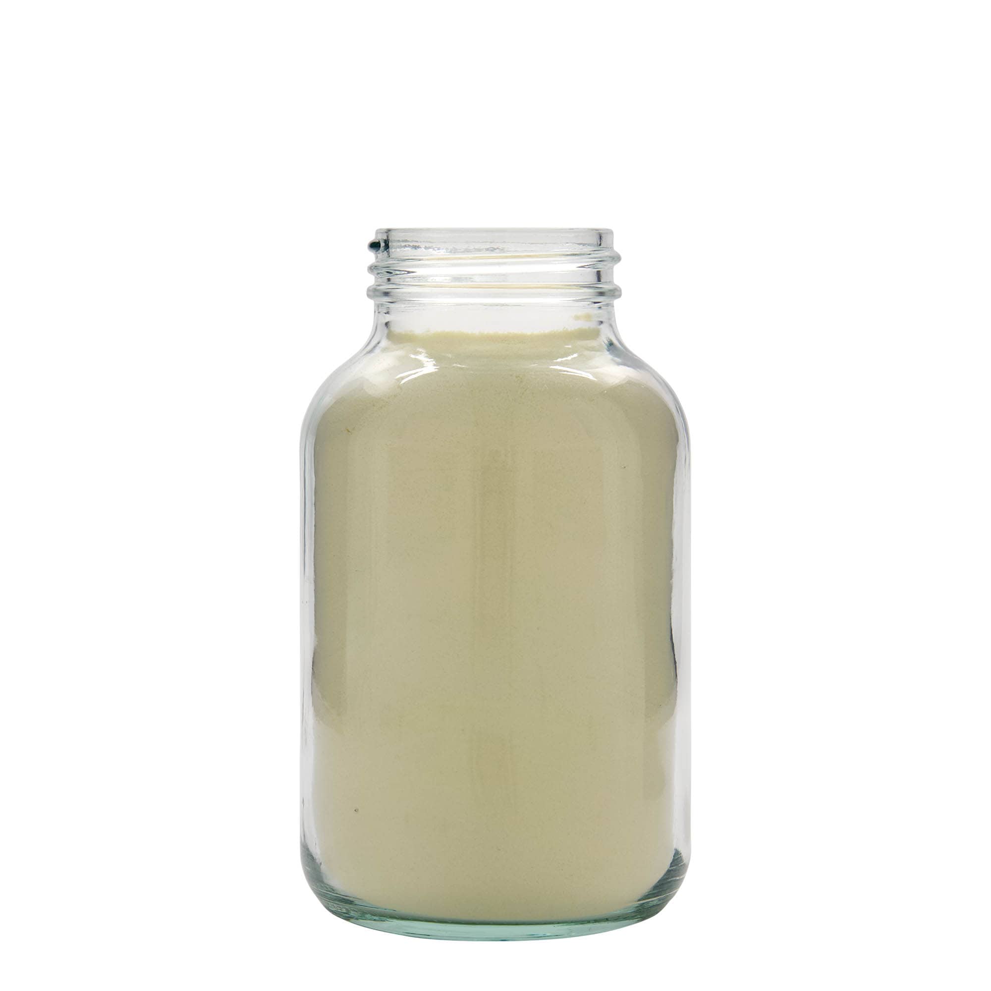 1.000 ml vidhalsglas, åbning: DIN 68