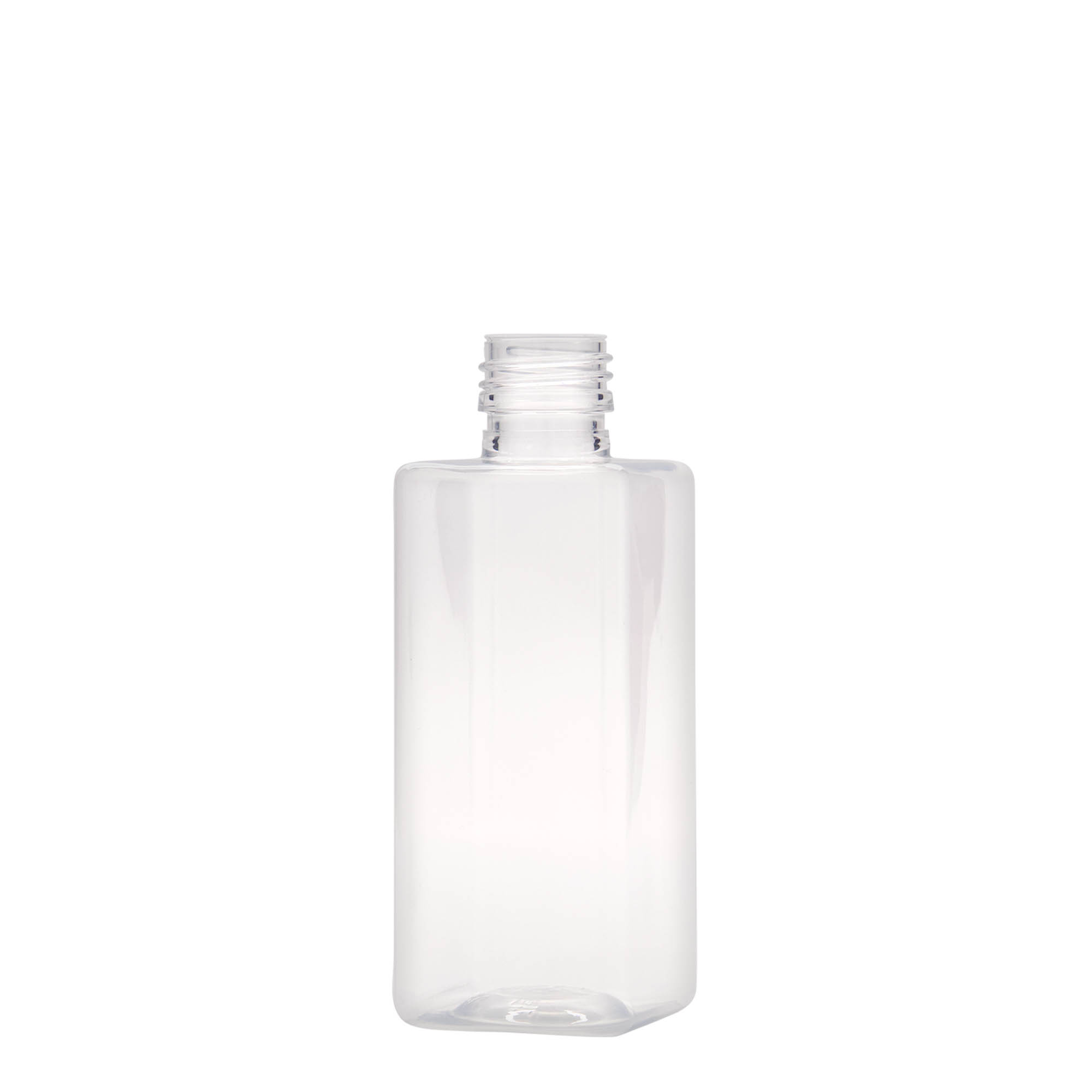 250 ml PET-flaske 'Karl', firkantet, plastik, åbning: PP 28 250 ml PET-flaske 'Karl', firkantet, plastik, åbning: PP 28