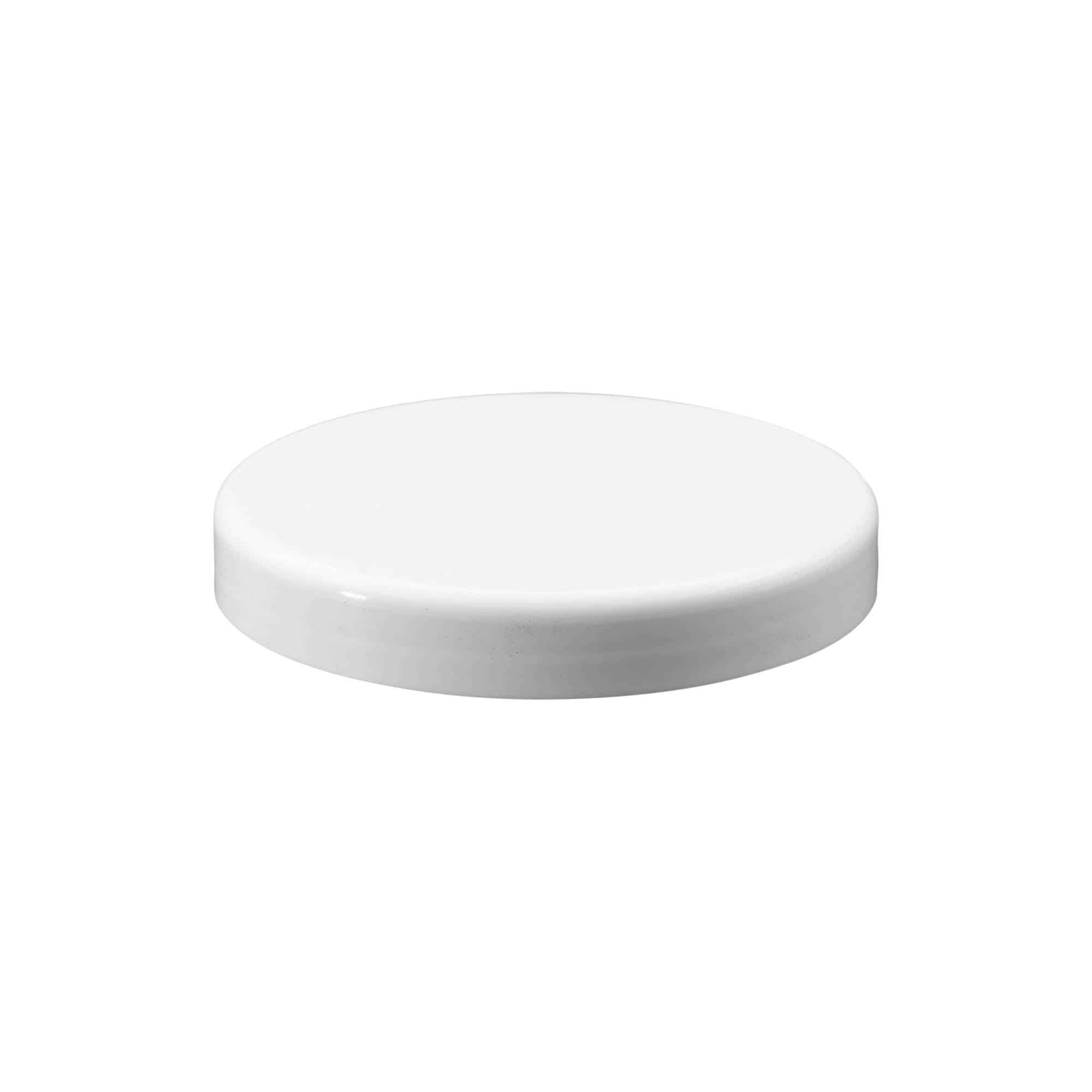 Skruelåg, PP-plast, hvid, til åbning: 110/400