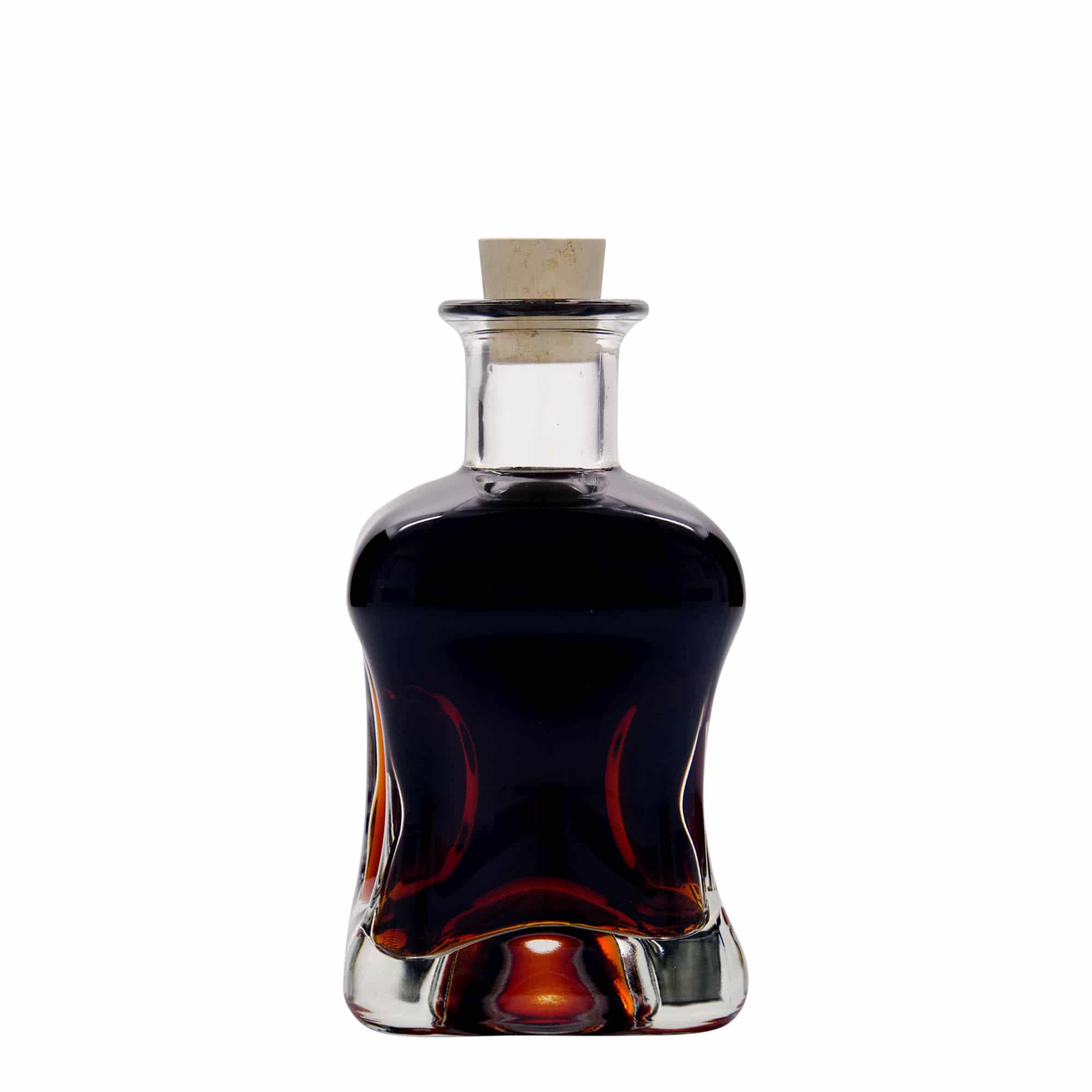 350 ml glasflaske 'Dublin', kvadratisk, åbning: Kork