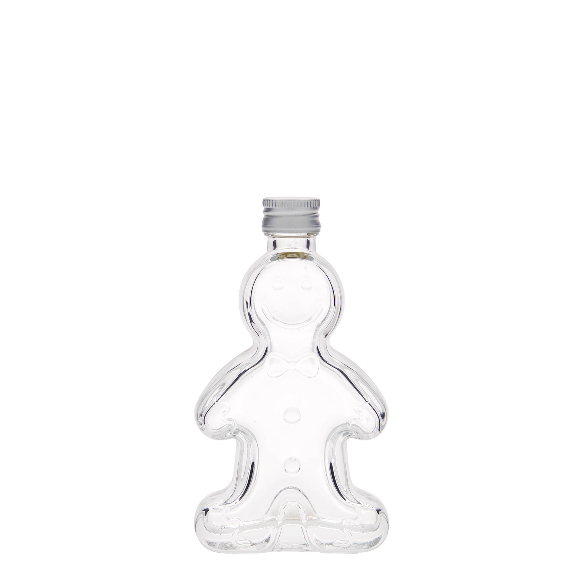 50 ml glasflaske »Lebkuchenmann«, åbning: PP 18