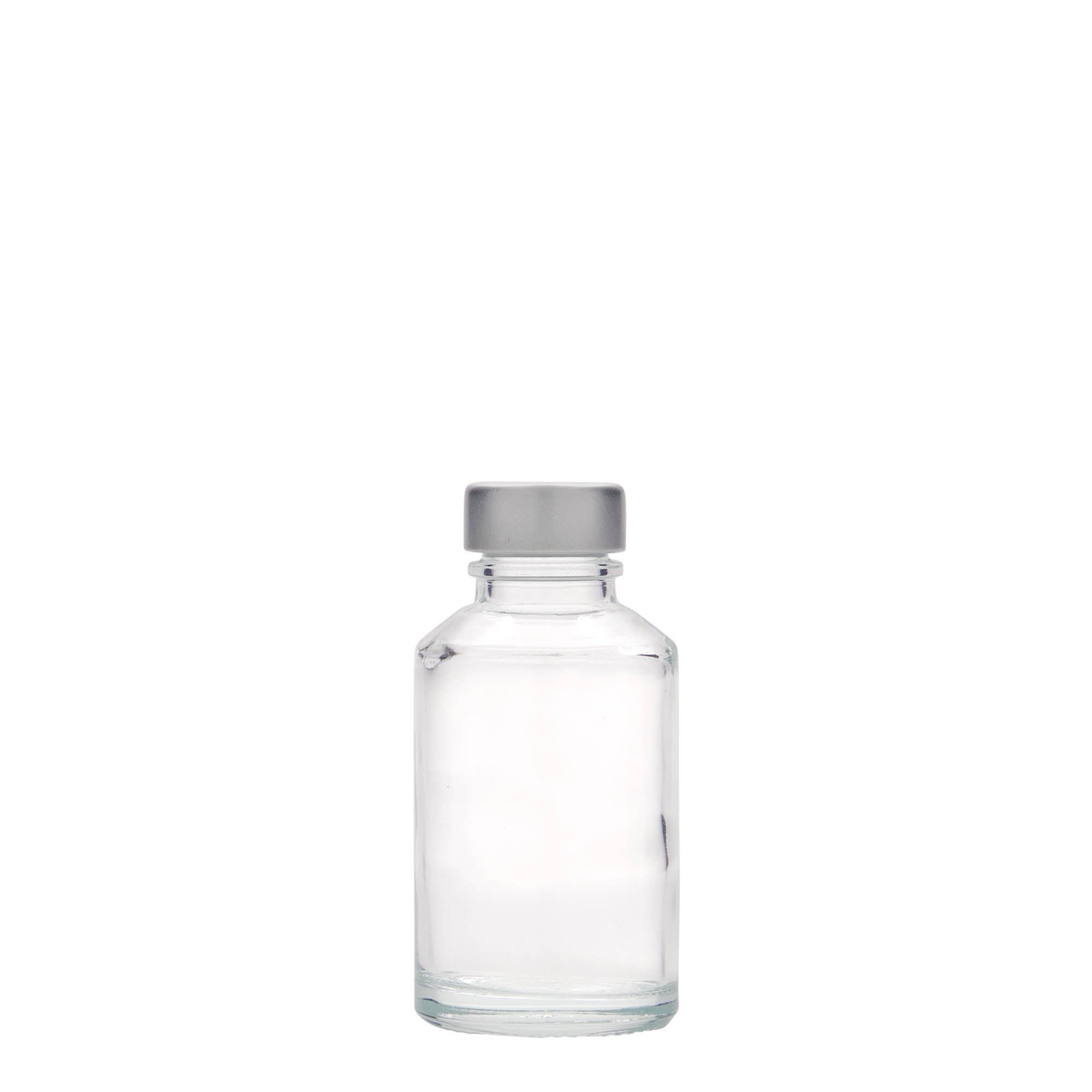 50 ml glasflaske 'Hella', åbning: GPI 22 50 ml glasflaske 'Hella', åbning: GPI 22