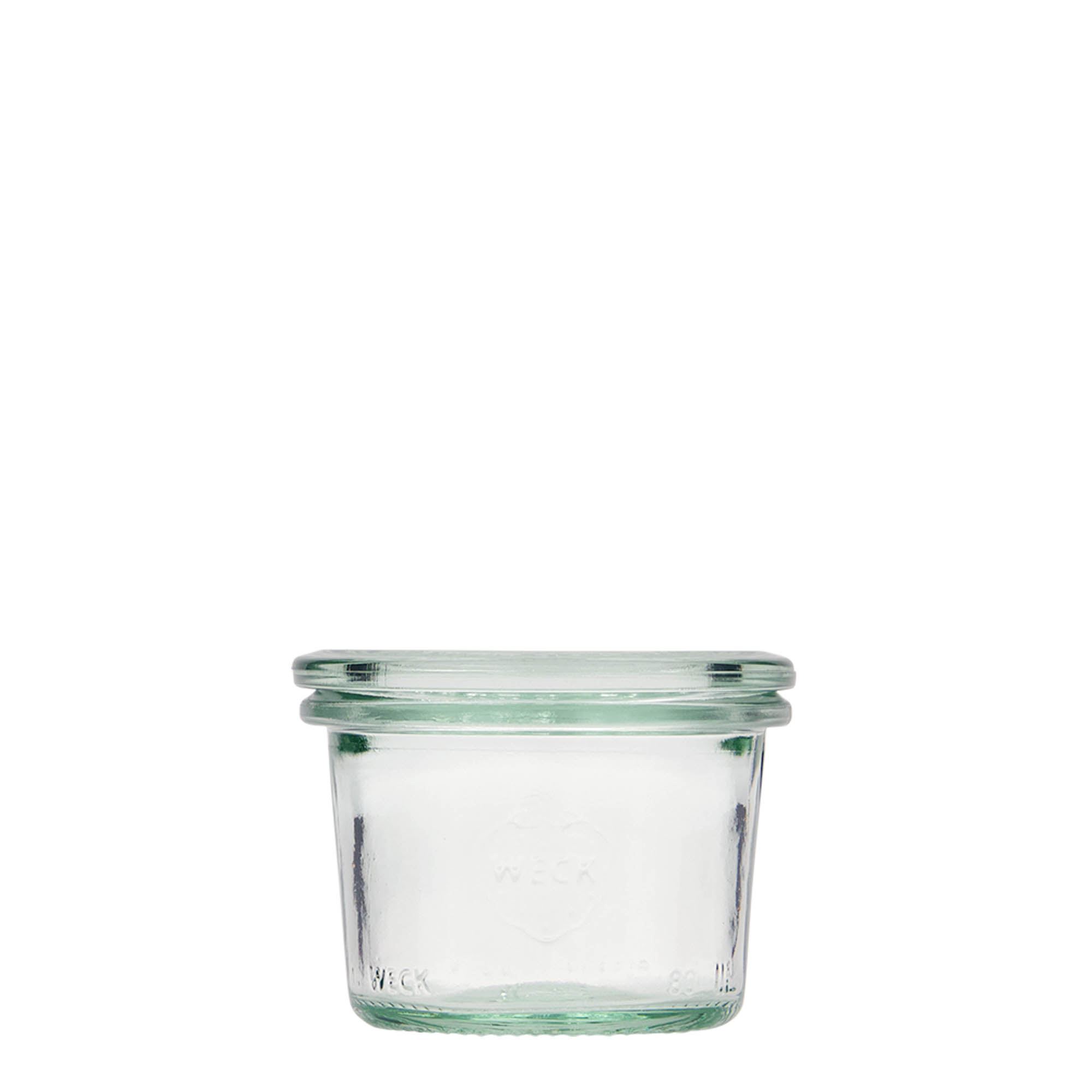 80 ml WECK-sturzglas, åbning: rundkant 80 ml WECK-sturzglas, åbning: rundkant