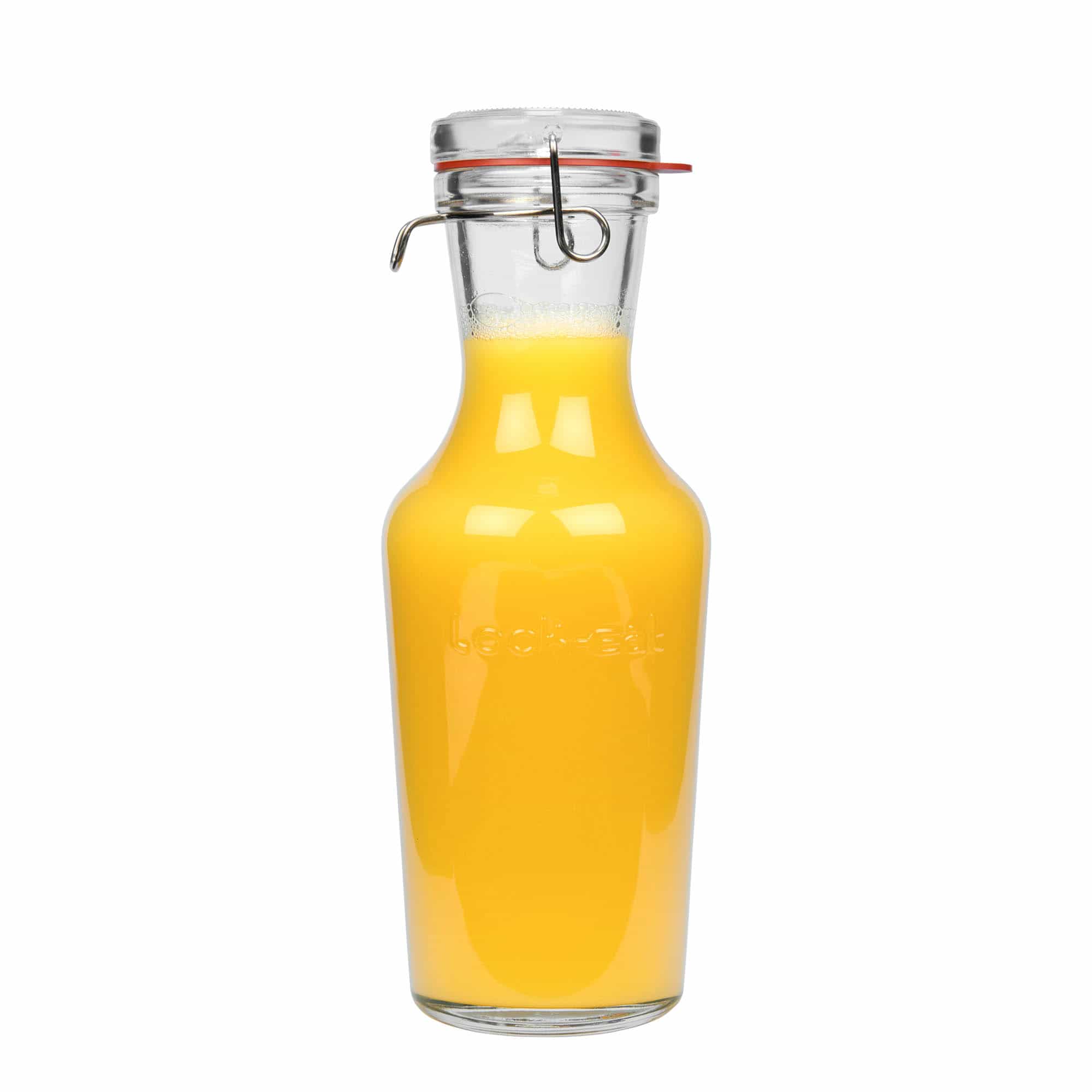 1.000 ml glaskaraffel 'Lock-Eat', åbning: Patentlåg