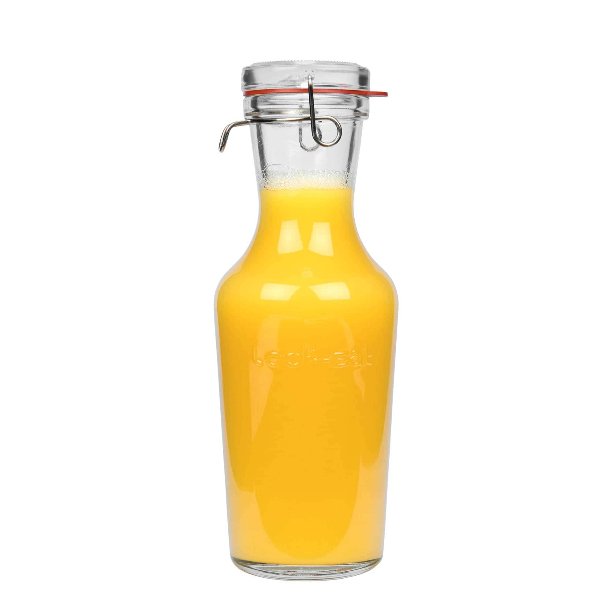 1.000 ml glaskaraffel 'Lock-Eat', åbning: trådlås