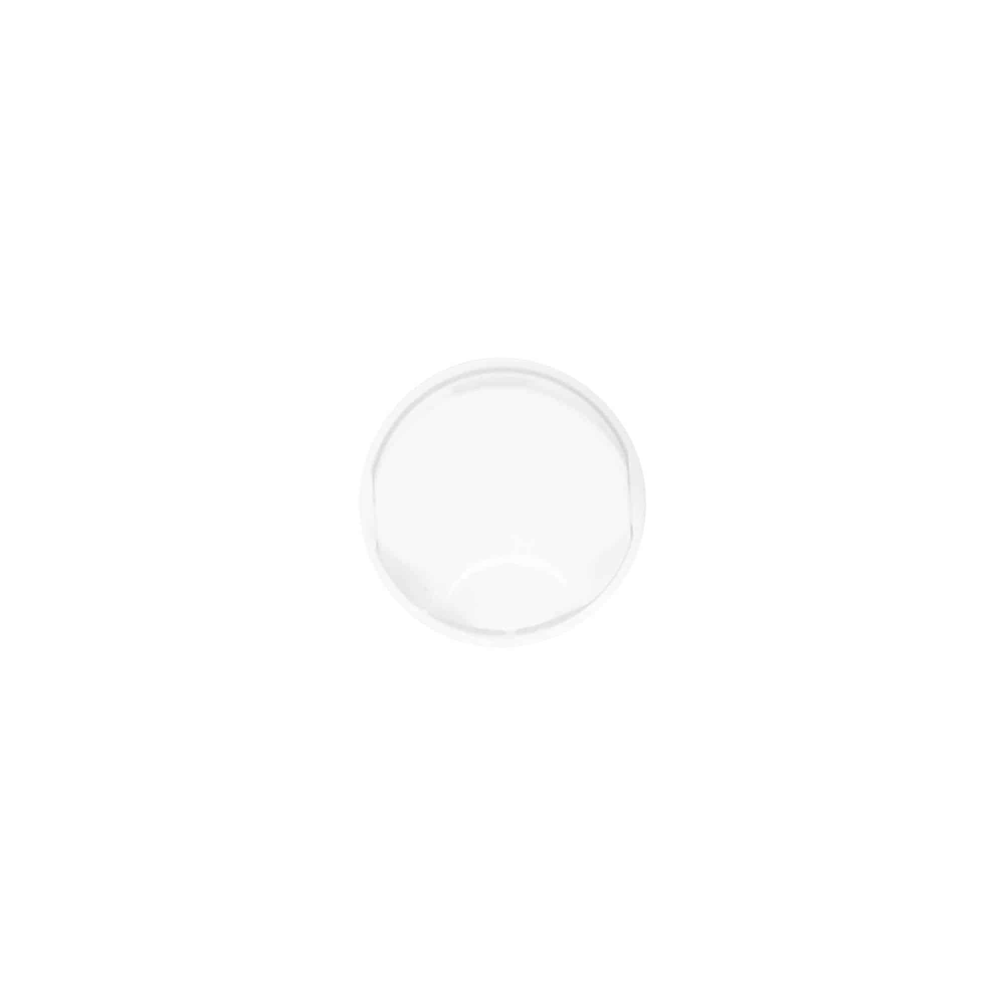 Skruelåg Disc Top, PP-plast, hvid, til åbning: 20/410
