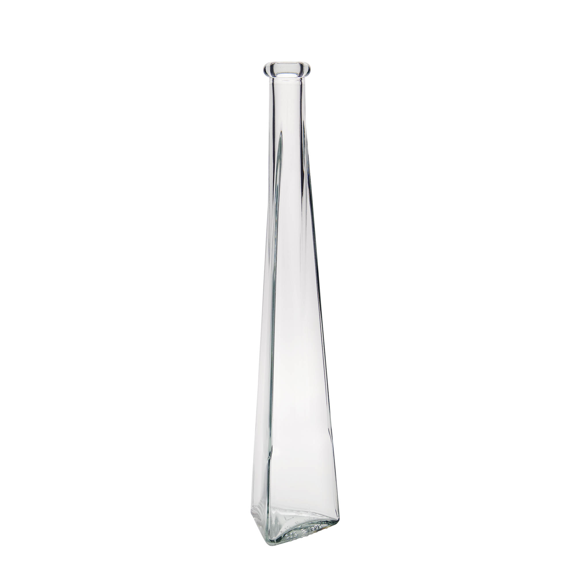 200 ml glasflaske 'Dama Triangolore', trekantet, åbning: prop