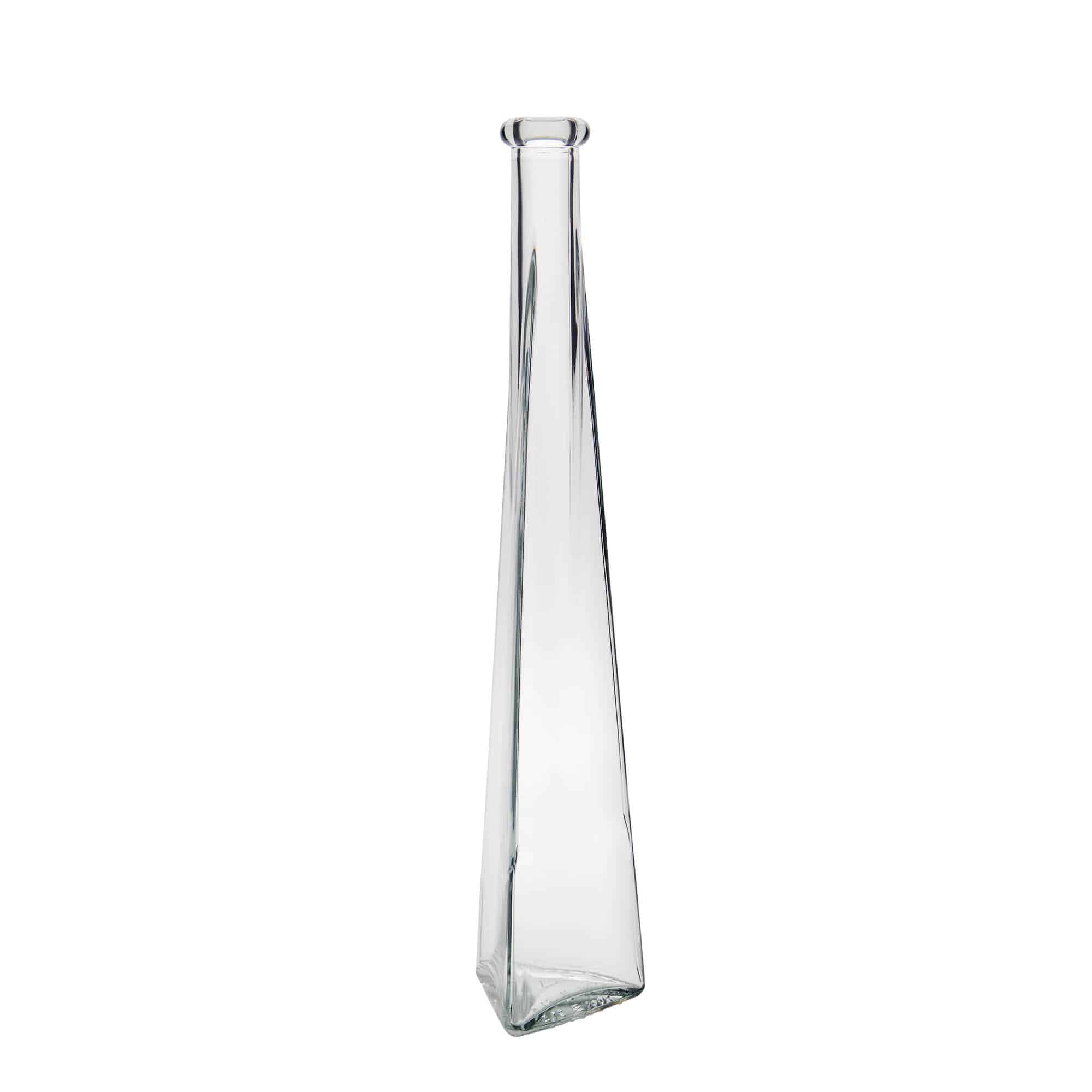 200 ml glasflaske 'Dama Triangolore', trekantet, åbning: prop