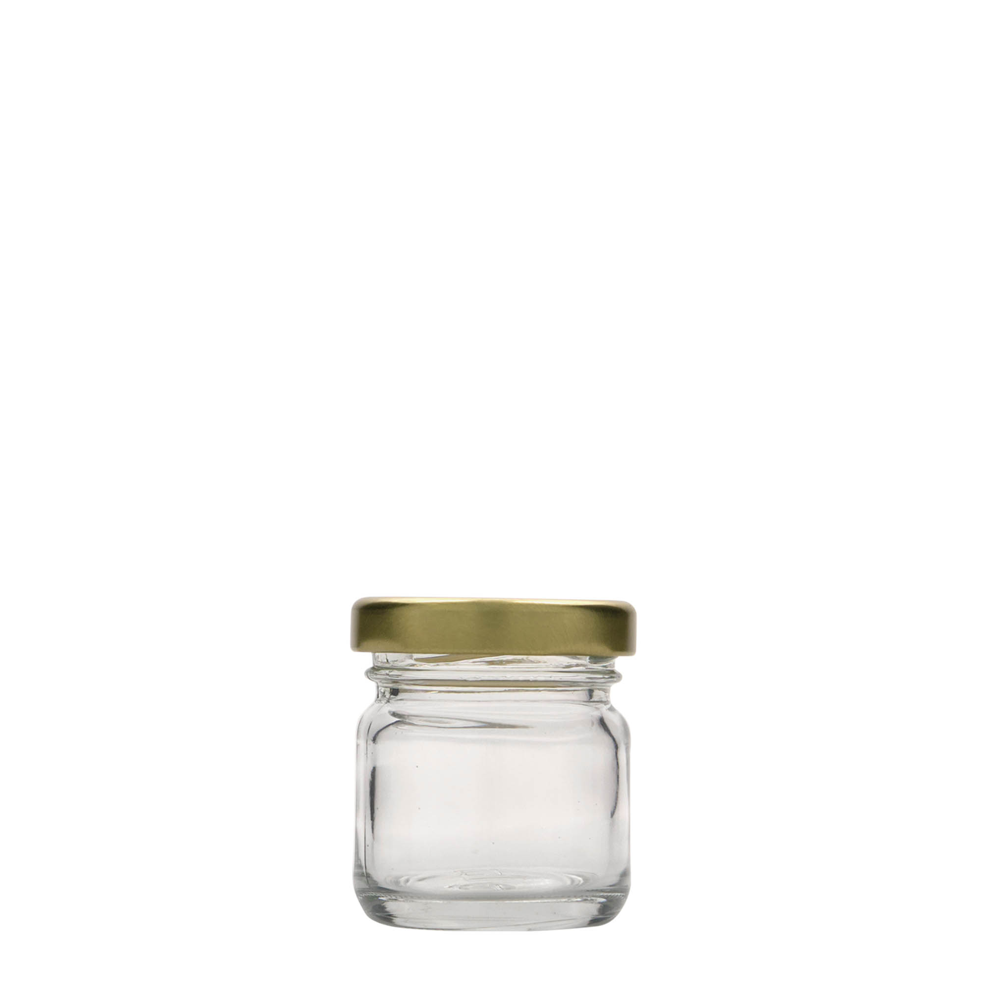 40 ml rundt glas, åbning: Twist-Off (TO 43)