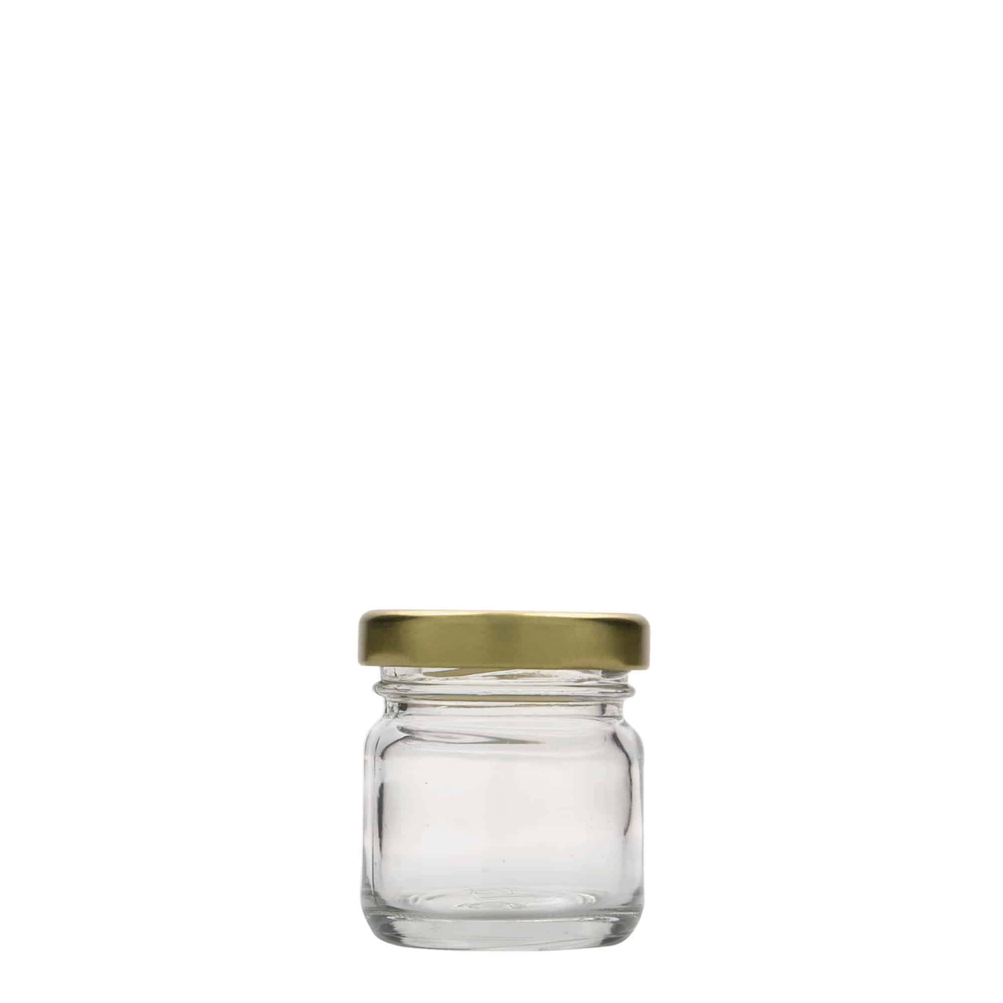 40 ml rundt glas, åbning: Twist-Off (TO 43)
