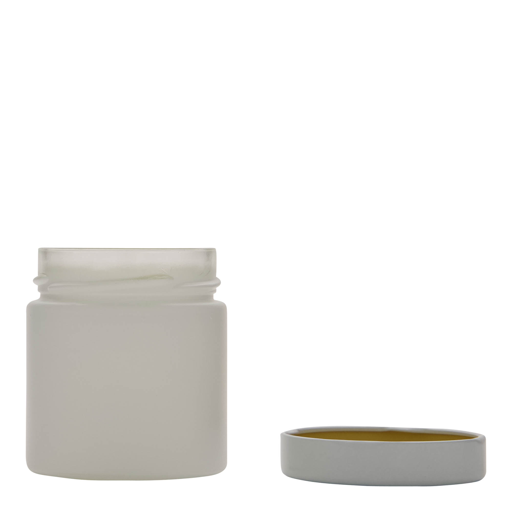 212 ml rundt glas 'Aurora', hvid, åbning: Deep-Twist-Off (DTO 66) 212 ml rundt glas 'Aurora', hvid, åbning: Deep-Twist-Off (DTO 66)