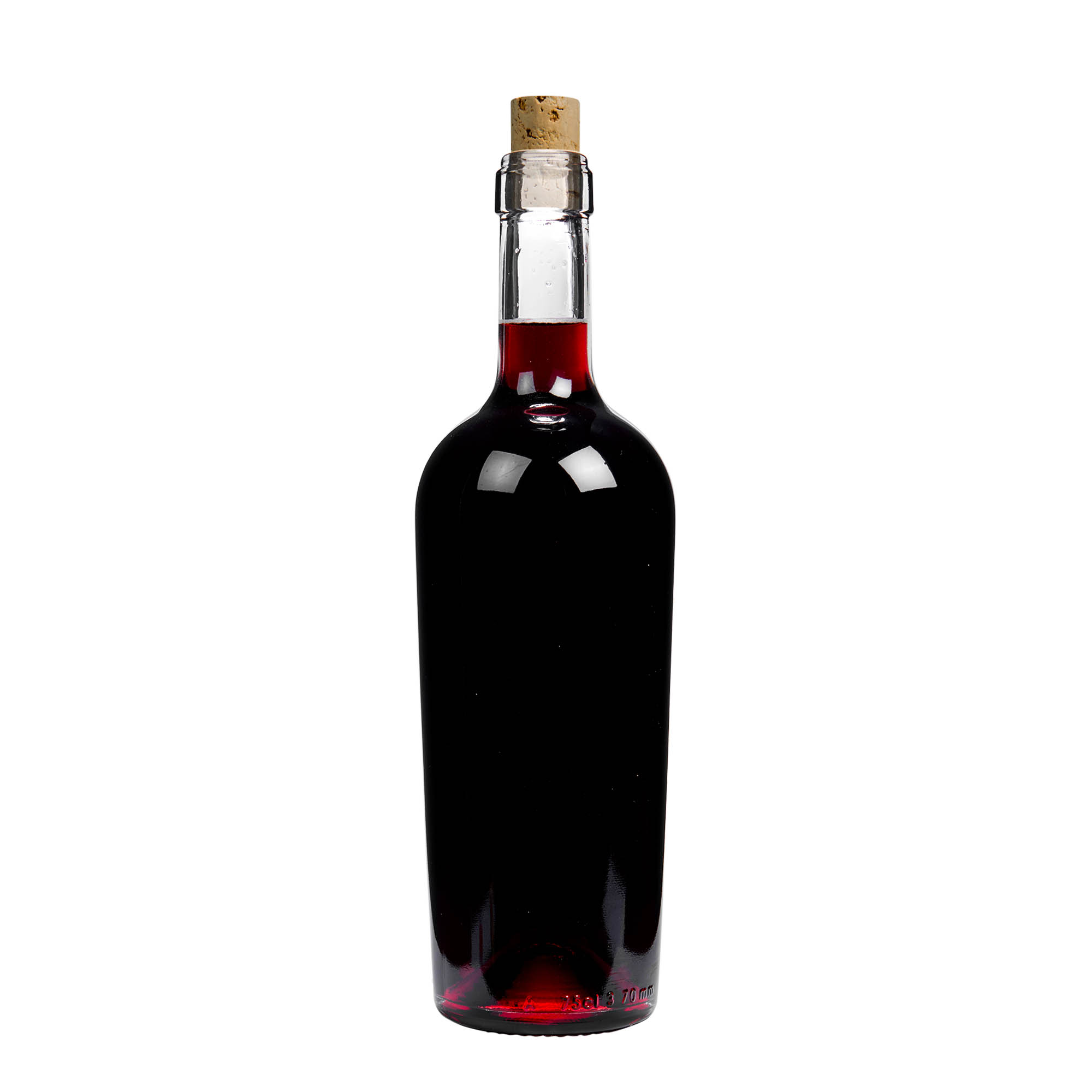 750 ml vinflaske 'Imperiale', munding: kork