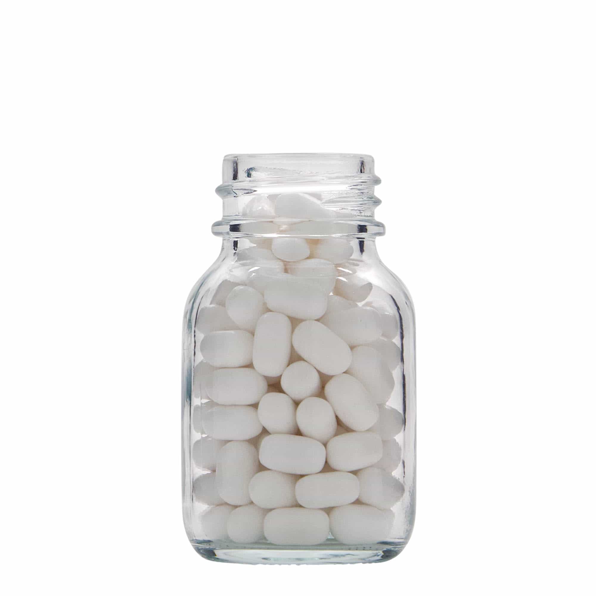 50 ml bredhalsglas, åbning: DIN 32