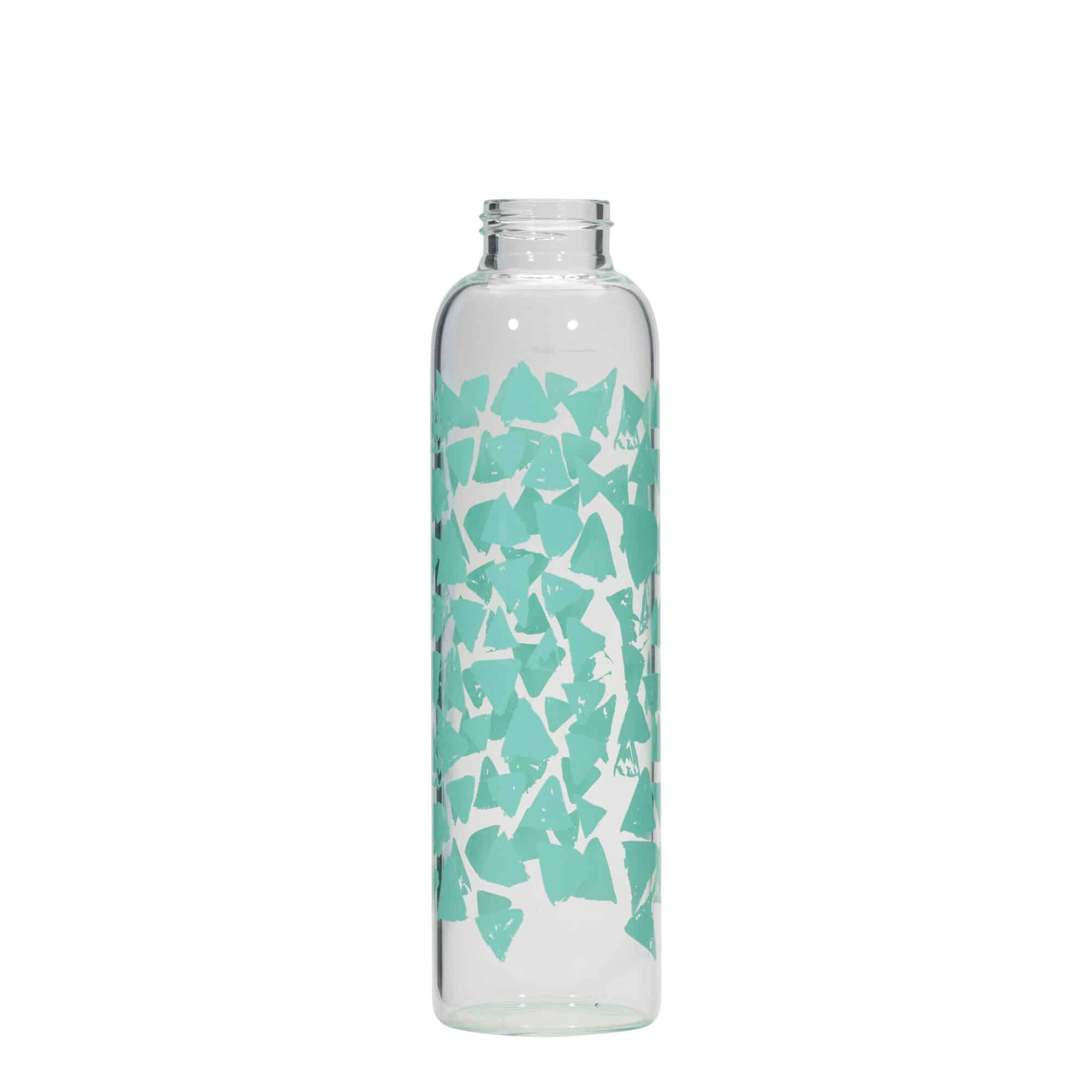 500 ml drikkeflaske 'Perseus', motiv: Turkise trekanter, åbning: Skruelåg 500 ml drikkeflaske 'Perseus', motiv: Turkise trekanter, åbning: Skruelåg