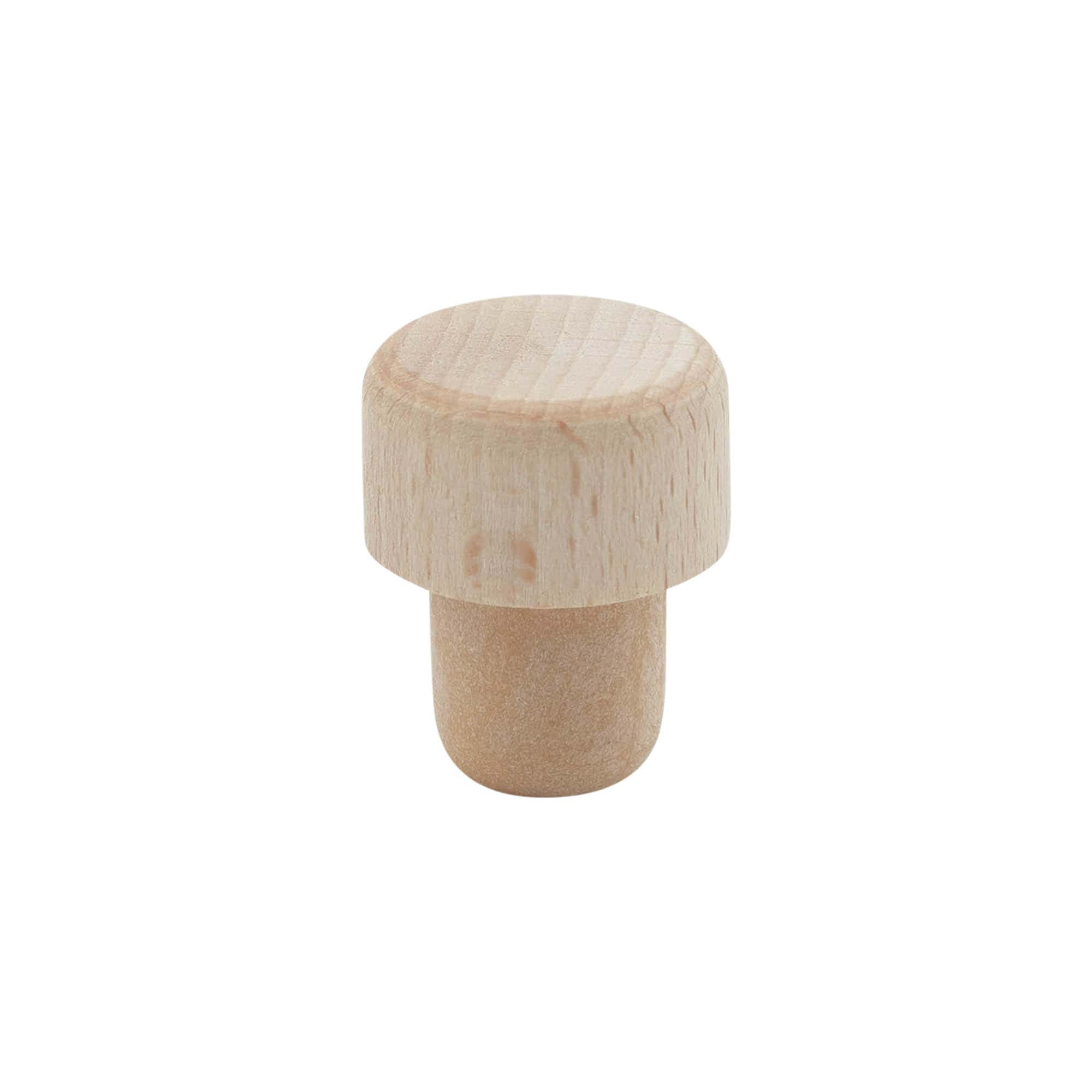 Håndtagprop med doseringsåbning 19 mm, træ/plast, beige, til munding: prop