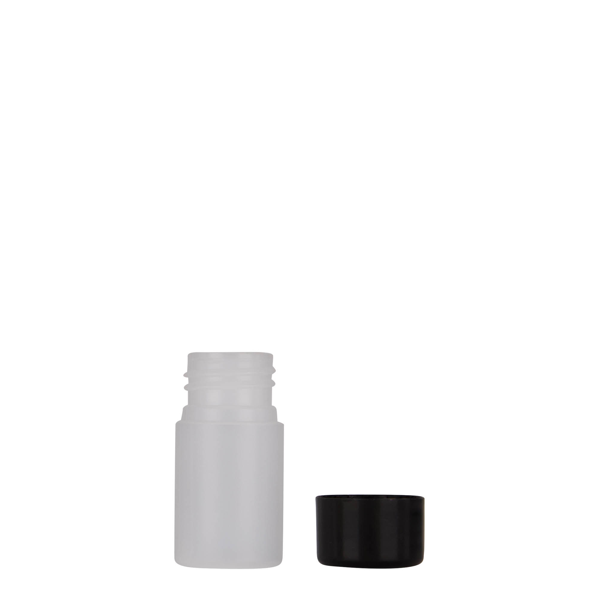 15 ml plastflaske »Tuffy«, HDPE, natur, åbning: 24/410