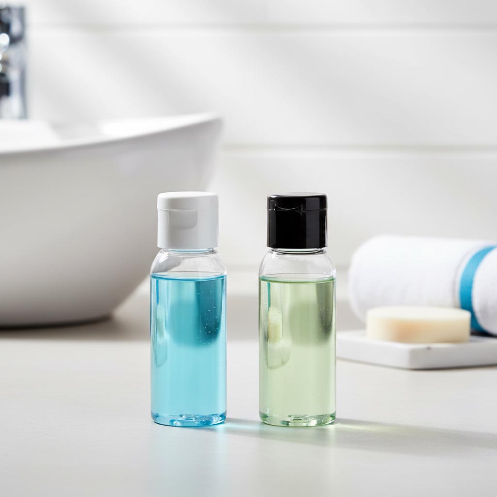 Skruelåg med klapled, PP-plast, hvid, til åbning: 20/410