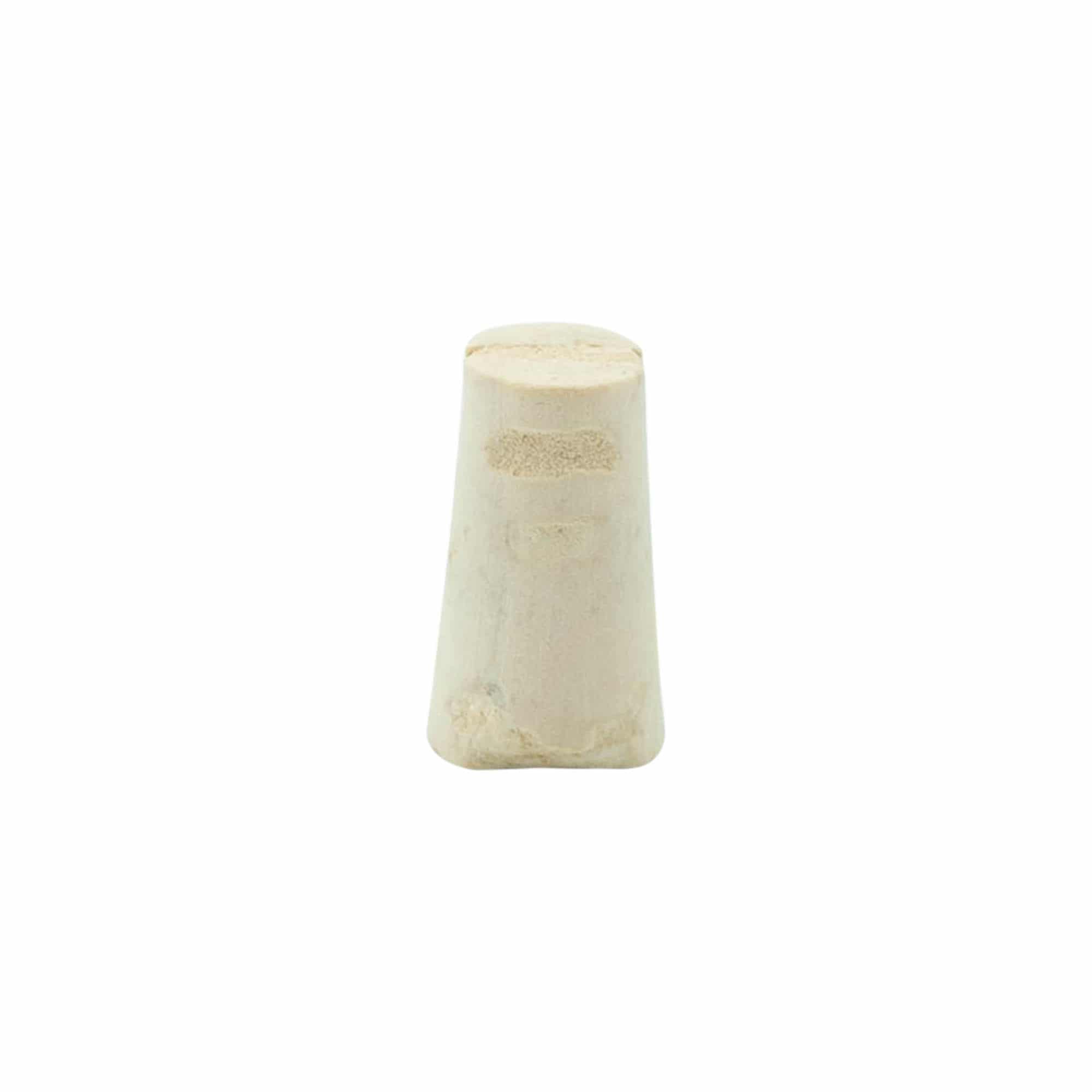 Spidsprop 9-12 x 22, naturprop, blegnet, til munding: kork