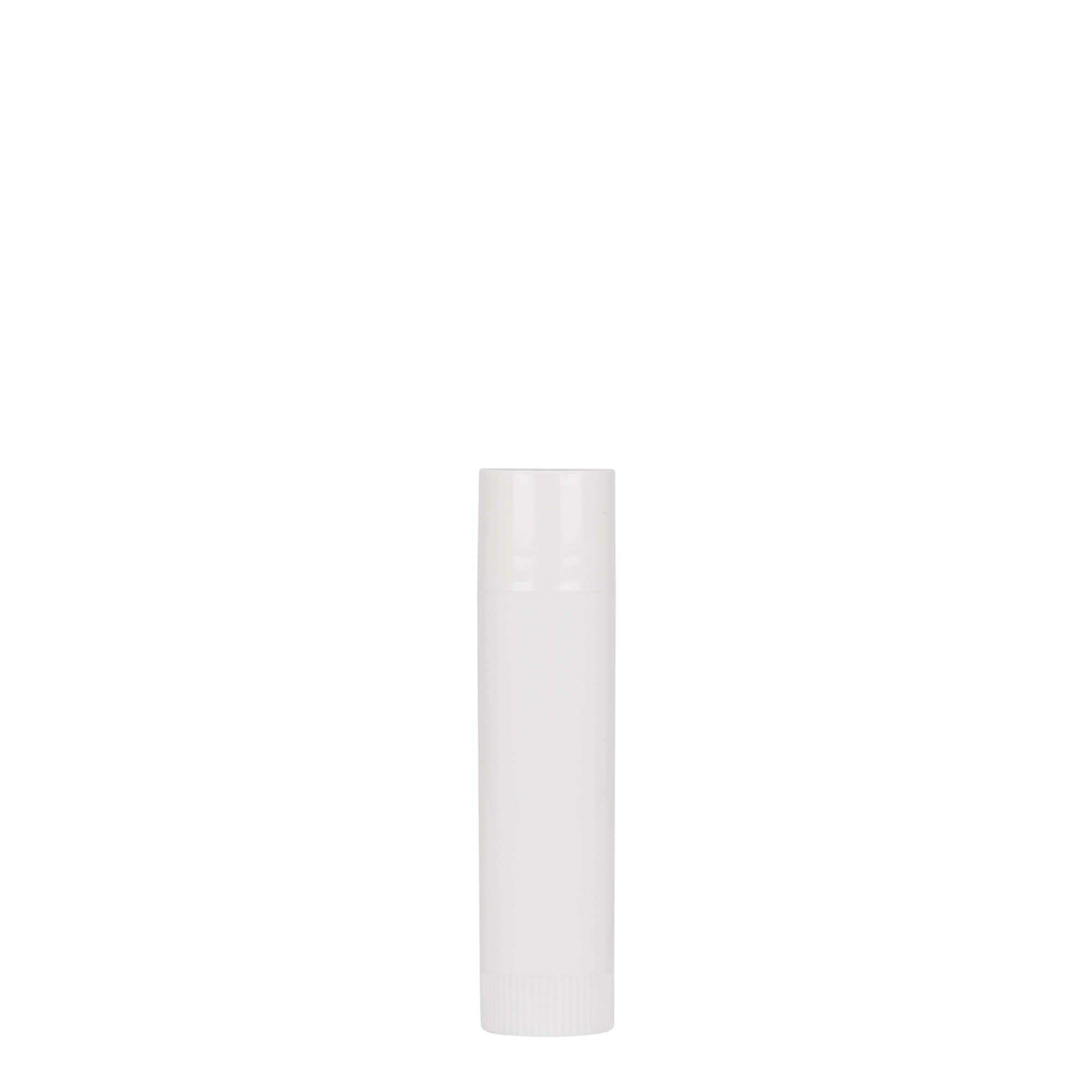 6 ml læbestift hylster, PP-plast, hvid