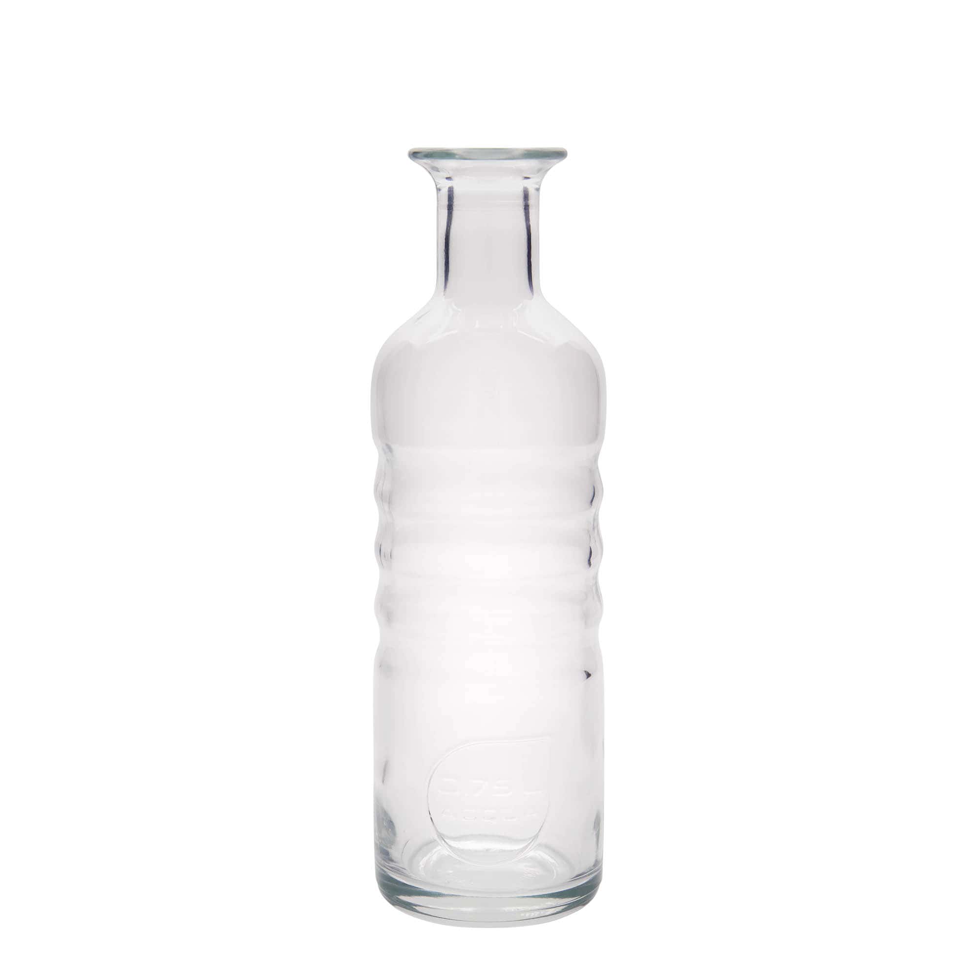 750 ml glasflaske »Optima Acqua«, åbning: kork
