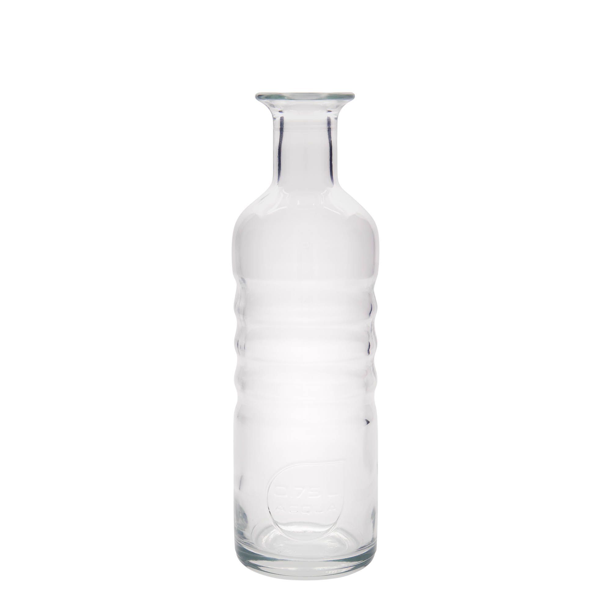 750 ml glasflaske »Optima Acqua«, åbning: kork