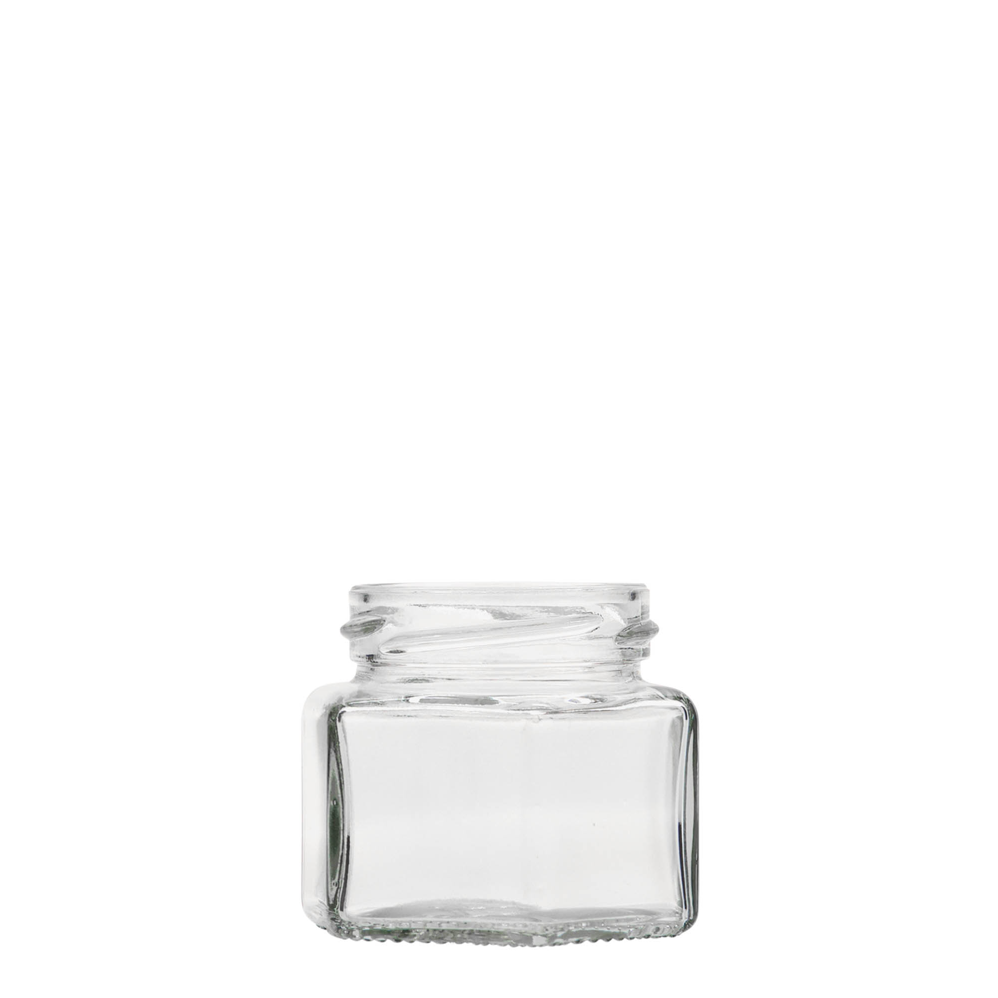106 ml sekskantet glas, åbning: Twist-Off (TO 53)